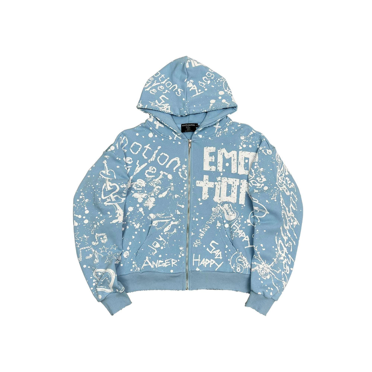 MIXED EMOTION-Men's Zip-Up Hoodies Main image
