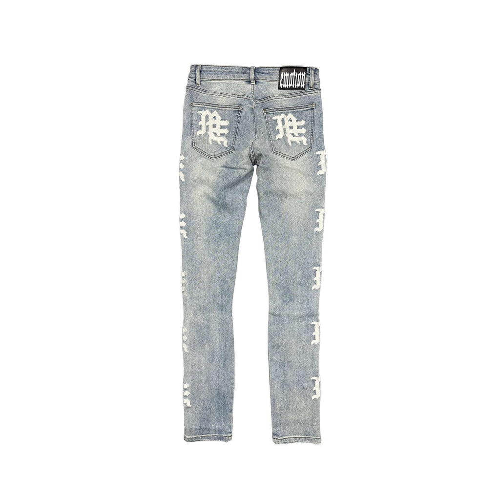MIXED EMOTION-Men's Skinny Fit Jeans and Denim