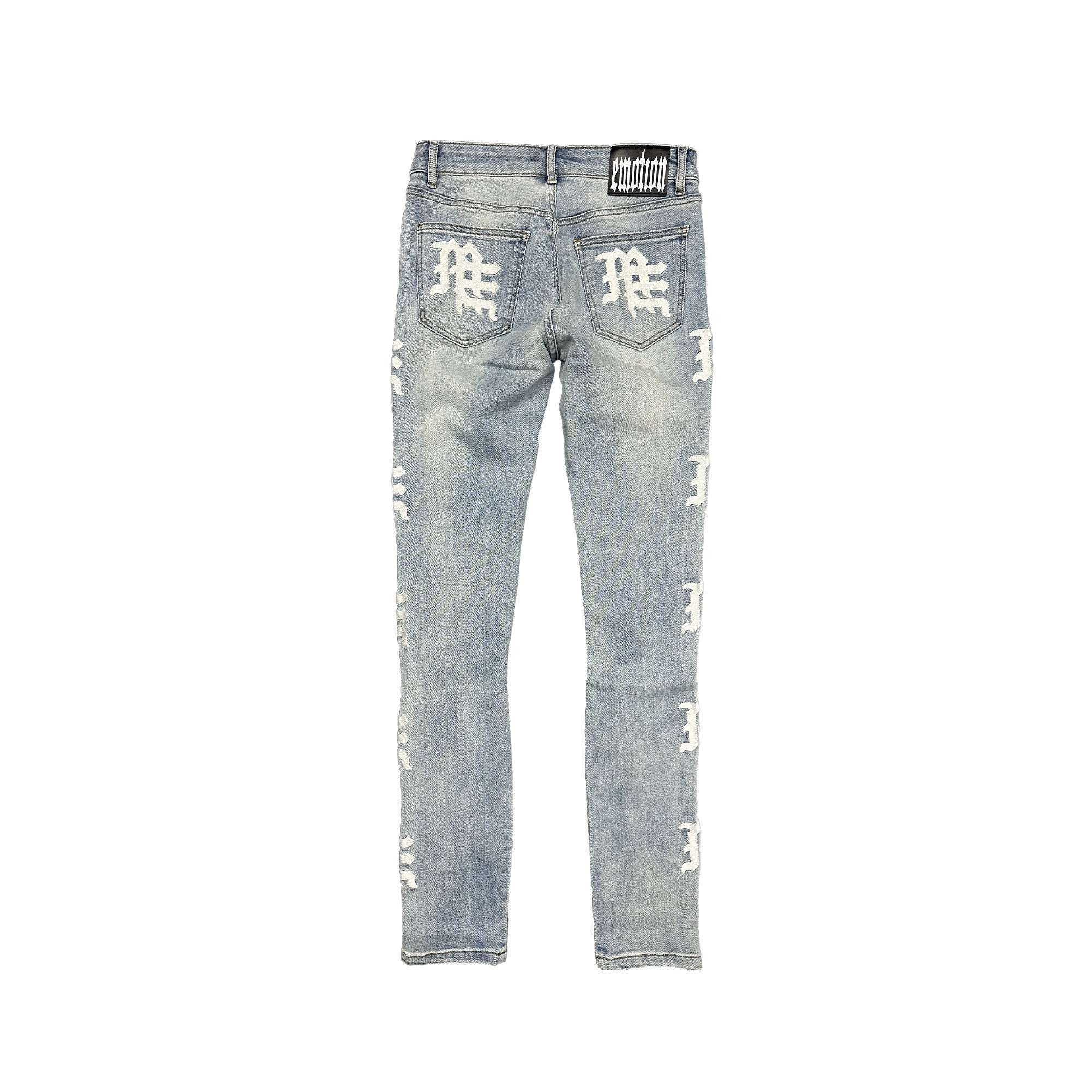MIXED EMOTION-Men's Skinny Fit Jeans and Denim