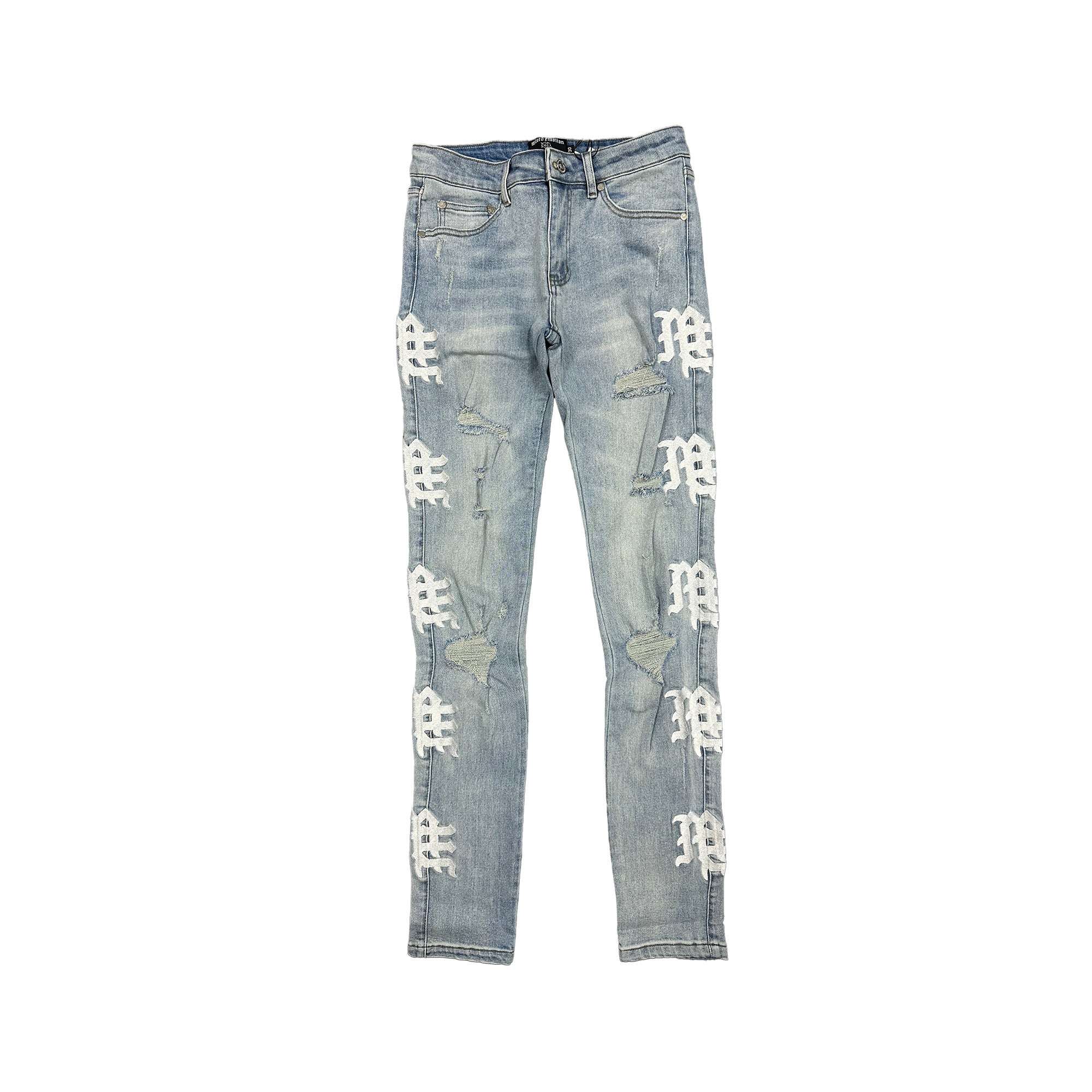 MIXED EMOTION-Men's Skinny Fit Jeans and Denim