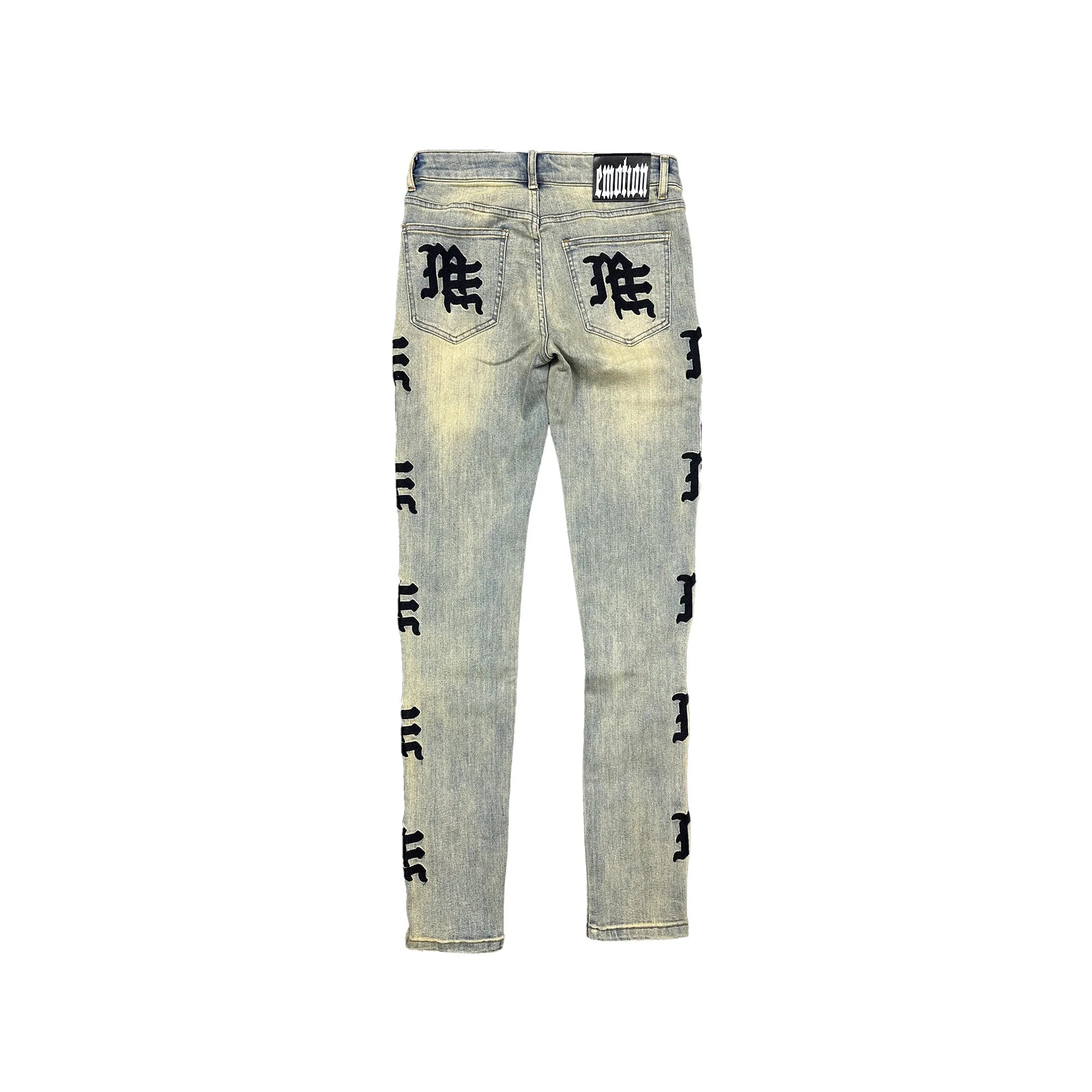 MIXED EMOTION-Men's Skinny Fit Jeans and Denim