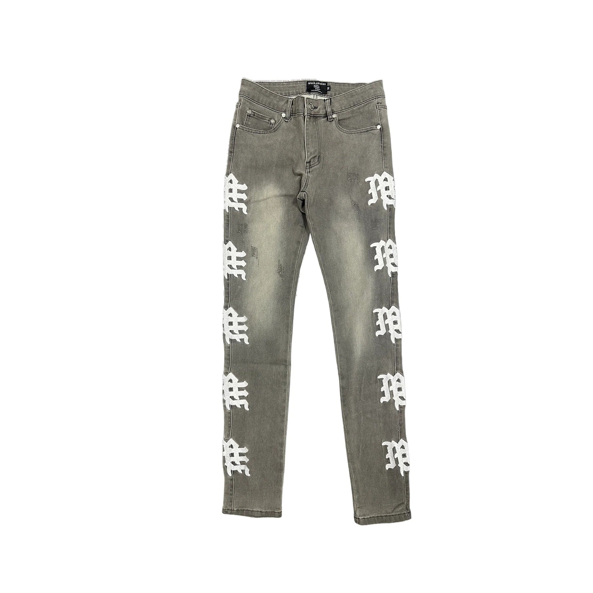 MIXED EMOTION-Men's Skinny Fit Jeans and Denim