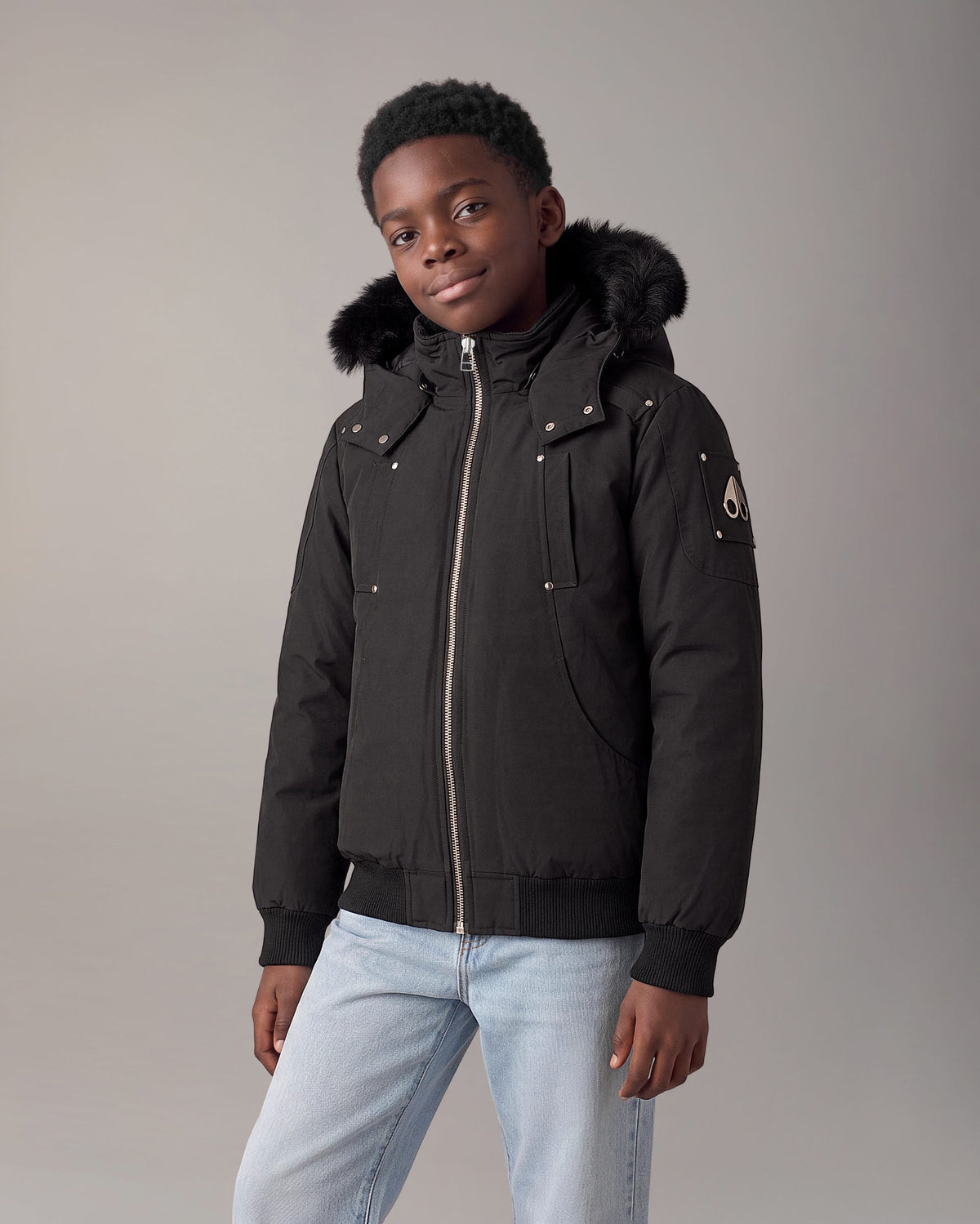 MOOSE KNUCKLES-Kids' Jackets and Coats