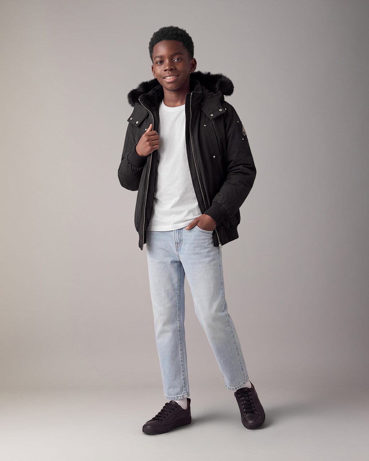 MOOSE KNUCKLES-Kids' Jackets and Coats