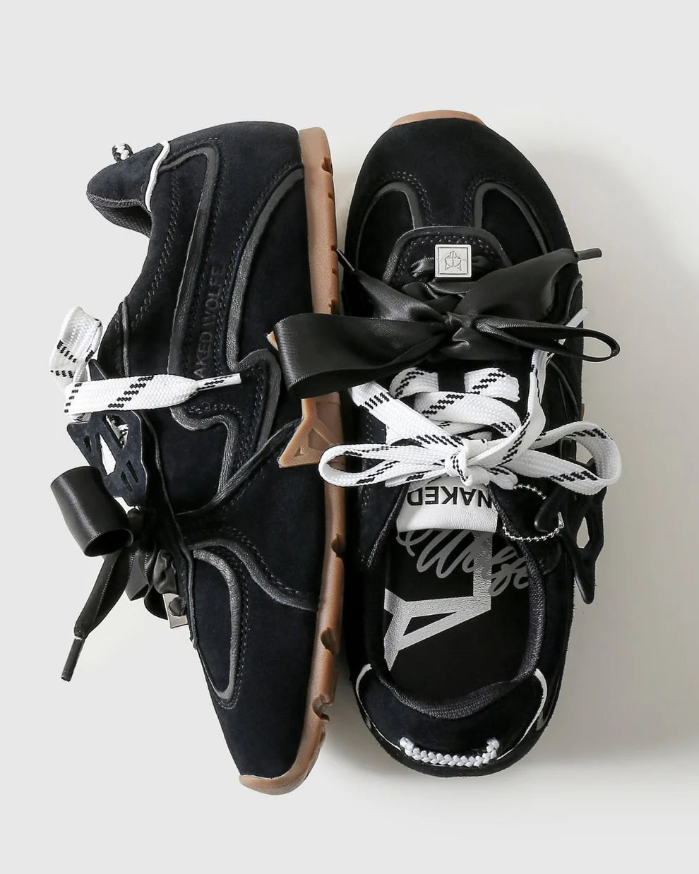 NAKED WOLFE Adored Suede Sneakers-Gravity NYC