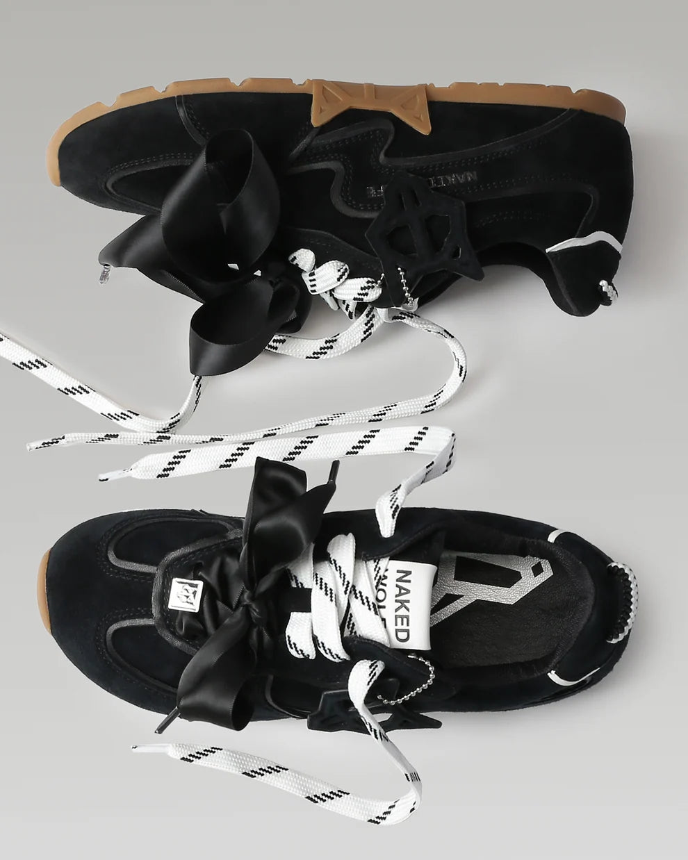 NAKED WOLFE Adored Suede Sneakers-Gravity NYC