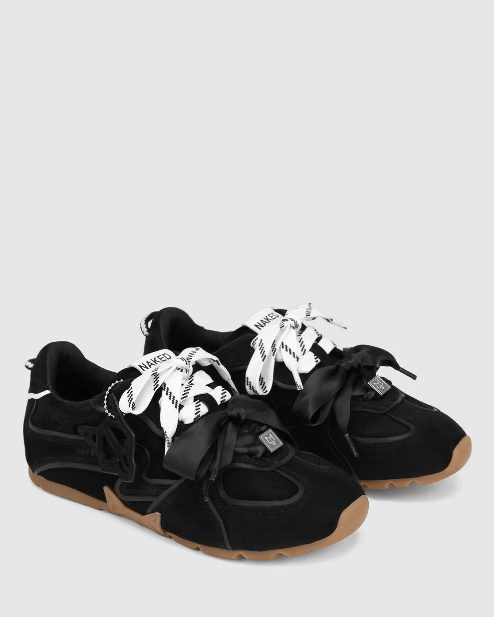 NAKED WOLFE Adored Suede Sneakers-Gravity NYC
