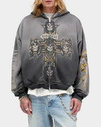 REPRESENT X Guns N' Roses Cross Zip Through Hoodie