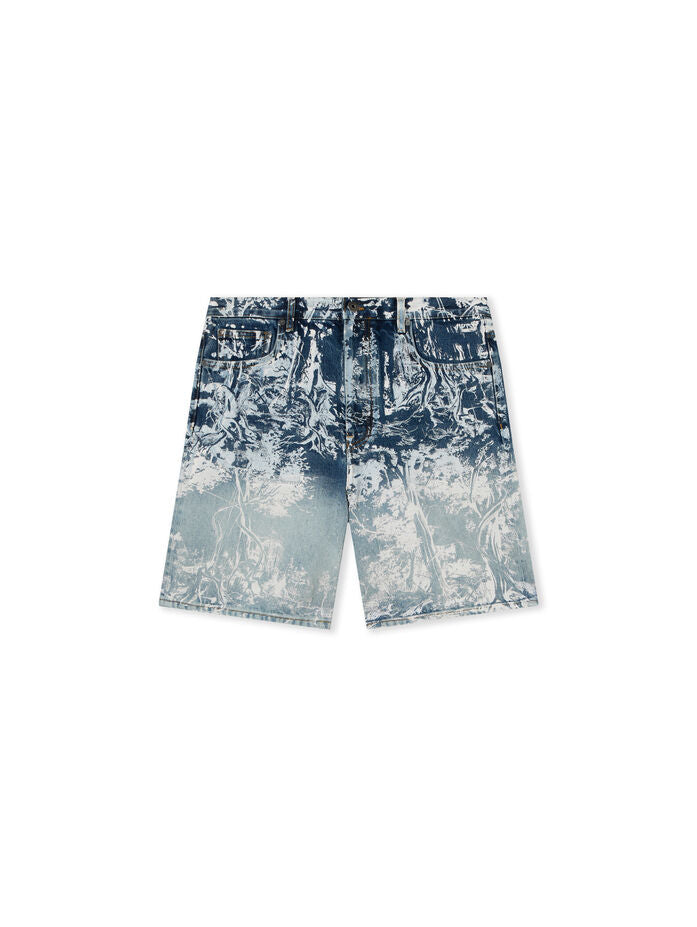 OFF-WHITE-Men's Jean Shorts and Denim Shorts