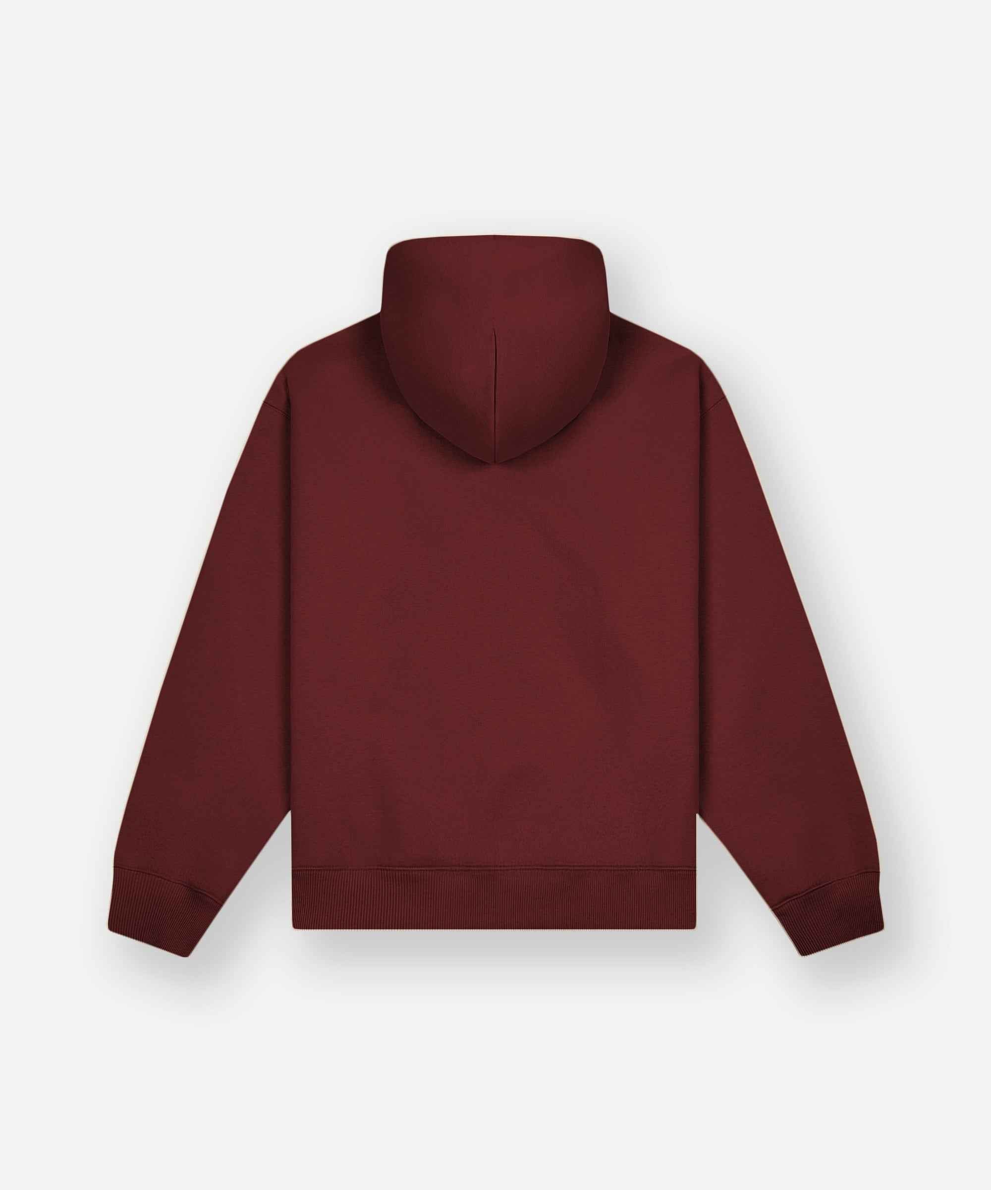 PAPER PLANES Oversized Script Weld Zip Up Hoodie Secondary image