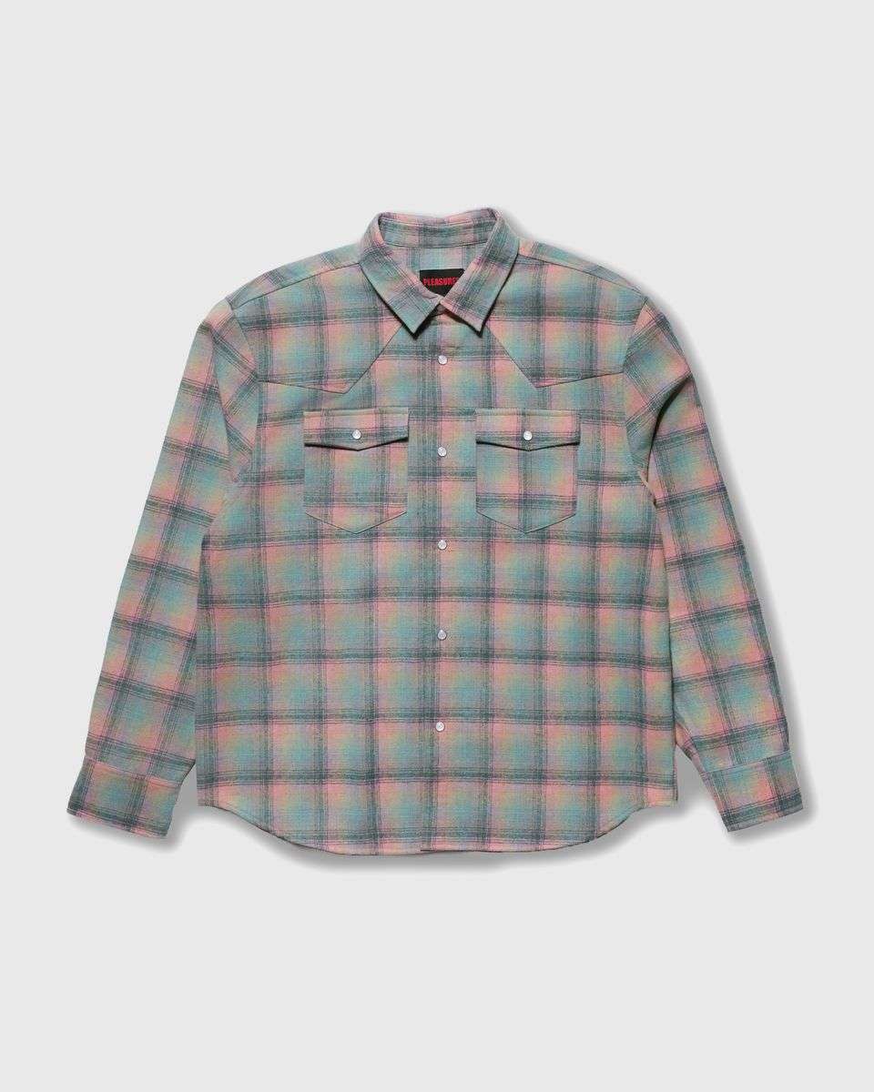 PLEASURES-Men's Button-Up and Polo Shirts