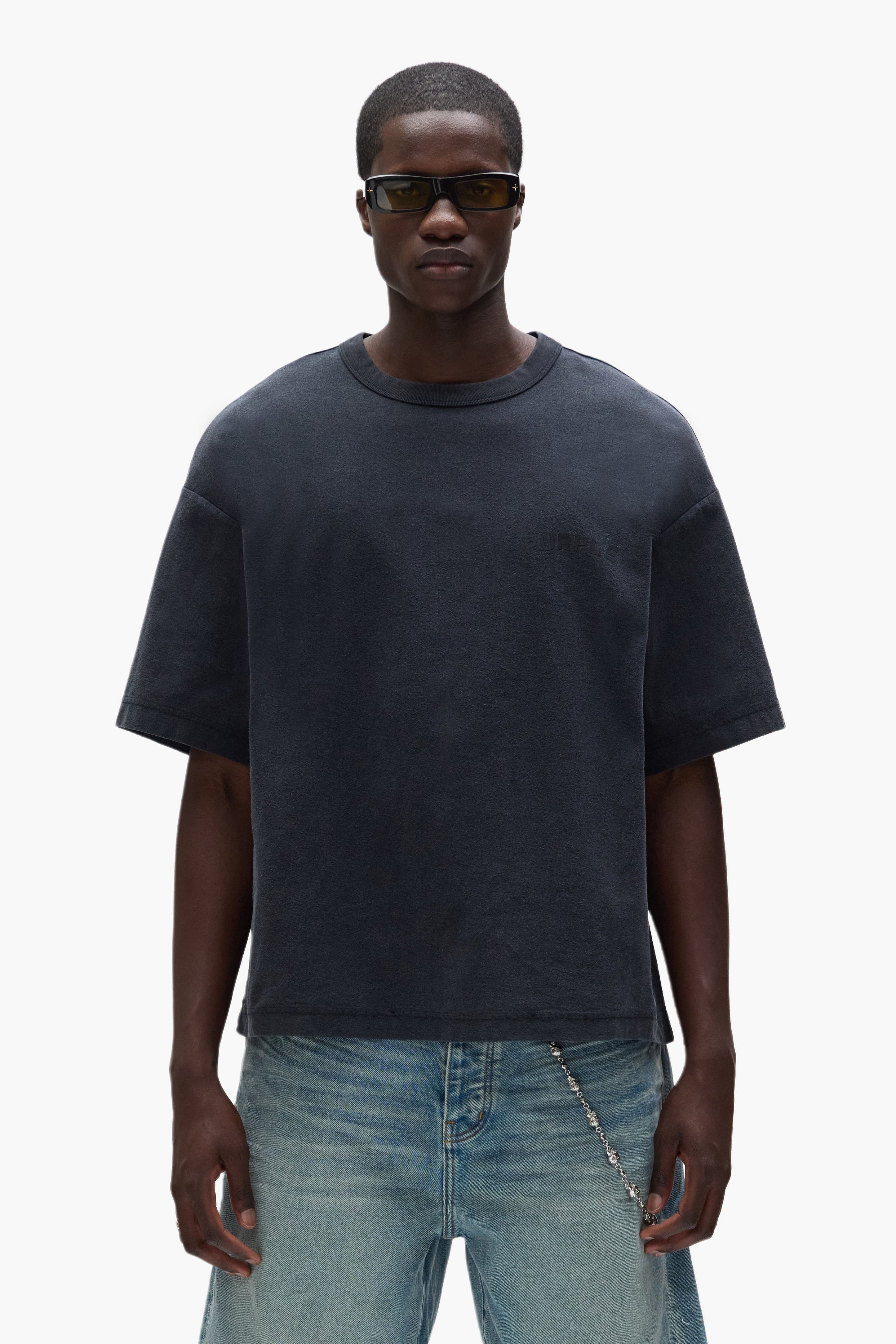 PURPLE BRAND-Men's Short-Sleeve T-Shirts and Tees Imagen principal del producto