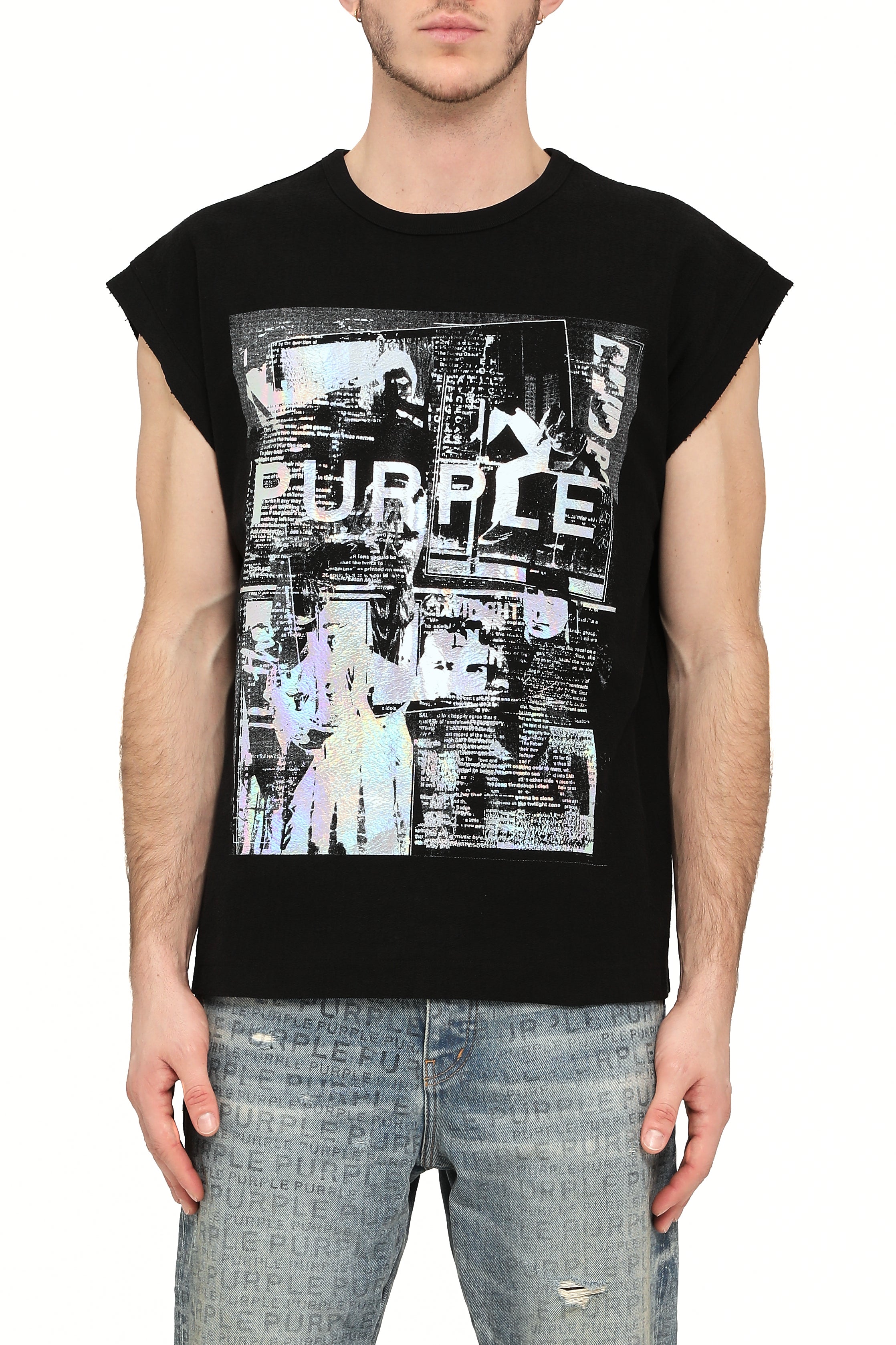 PURPLE BRAND-Men's Tank Tops and Sleeveless T-Shirts and Tees
