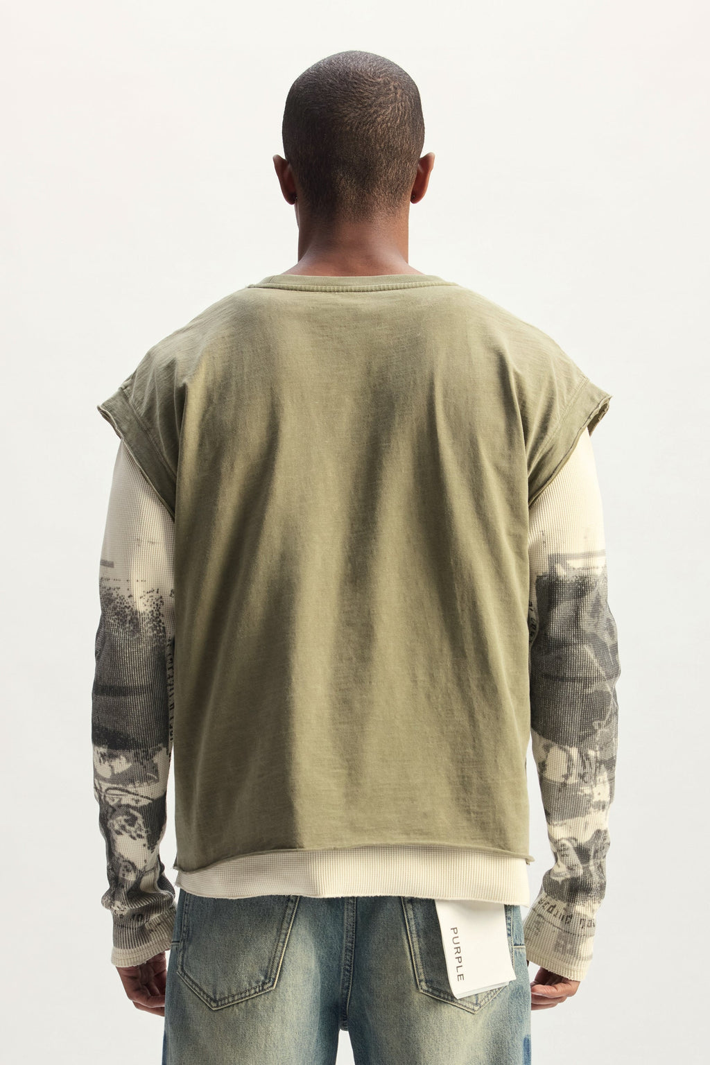 PURPLE BRAND-Men's Long-Sleeve T-Shirts and Tees
