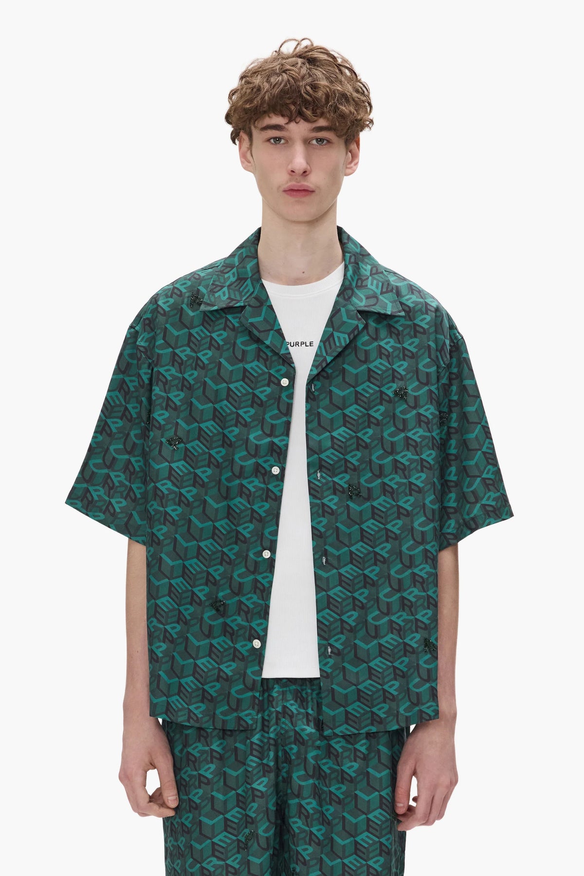 PURPLE BRAND-Men's Button-Up and Polo Shirts