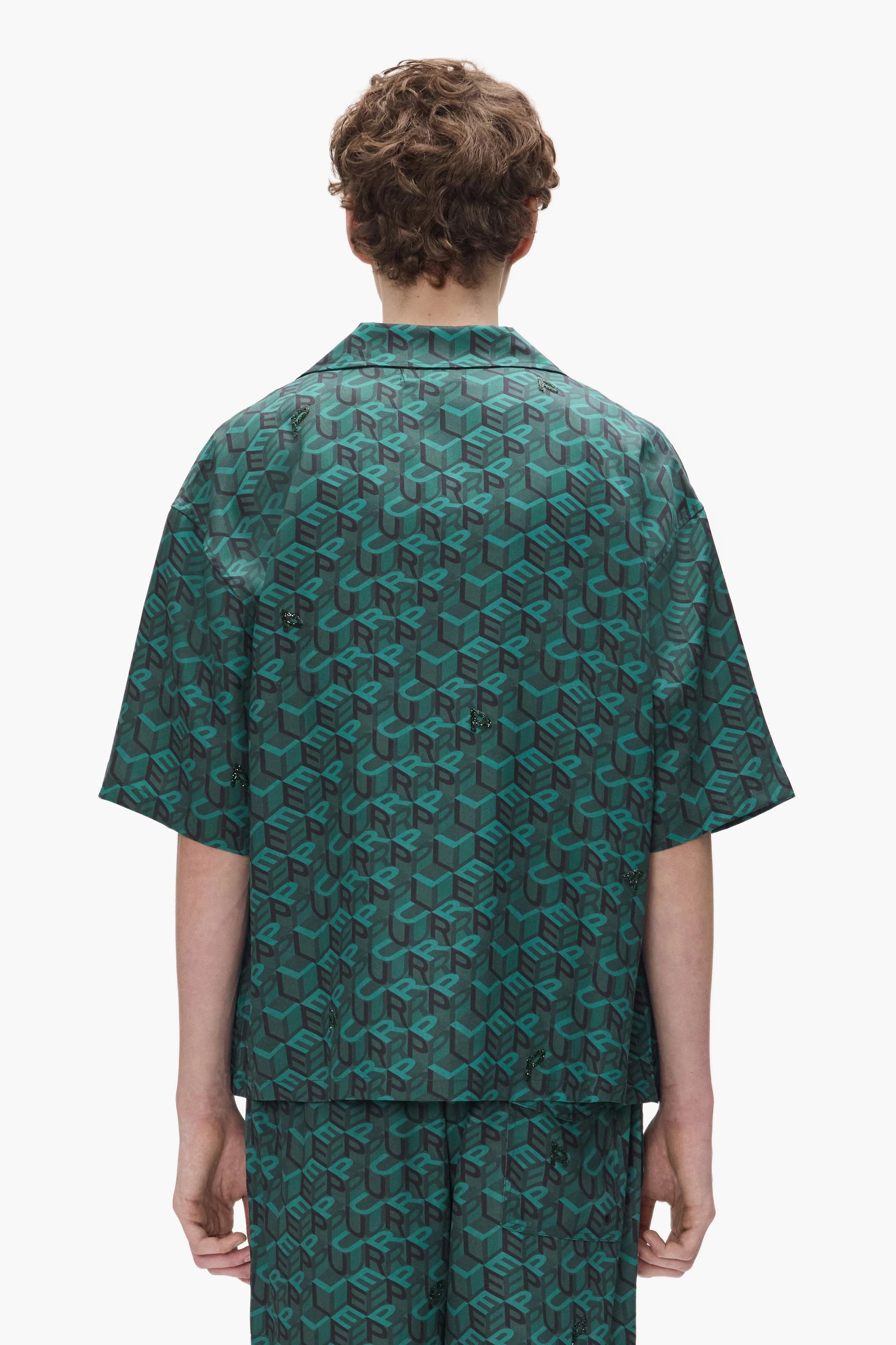 PURPLE BRAND M3015 Cube Monogram Shirt Secondary image
