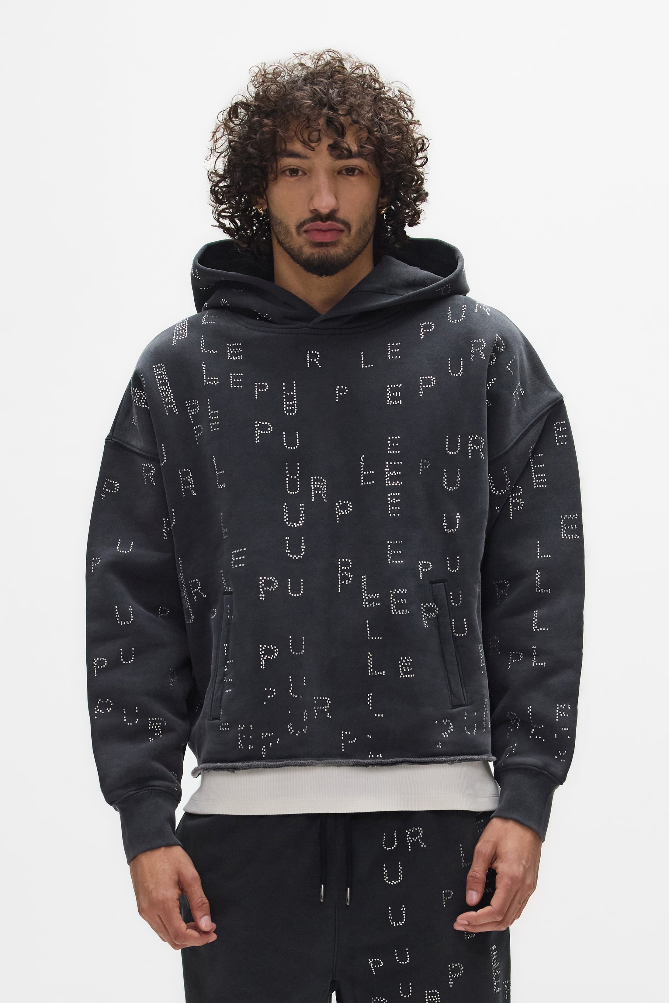 PURPLE BRAND-Men's Pullover Hoodies