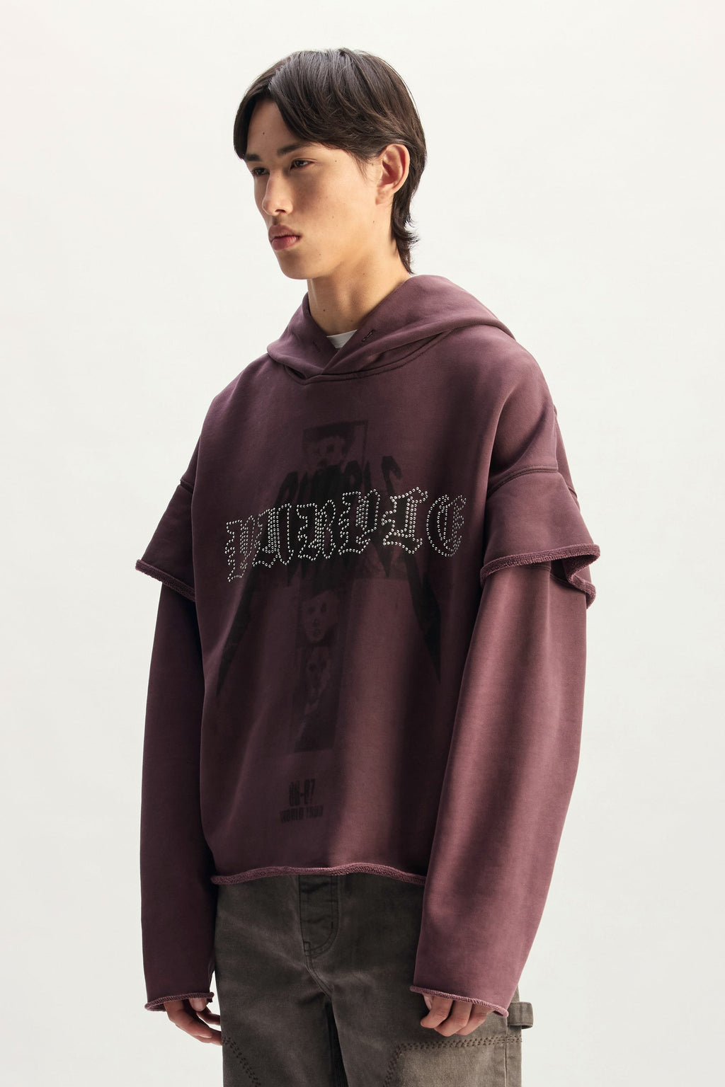 PURPLE BRAND-Men's Pullover Hoodies