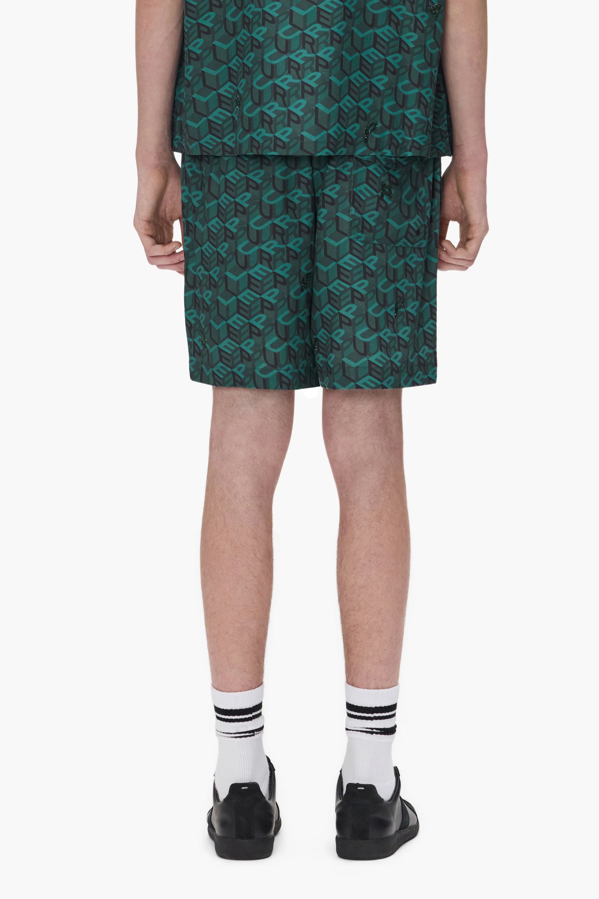 PURPLE BRAND M5028 Shorts con Monogramas Cúbicos Imagen secundaria del producto