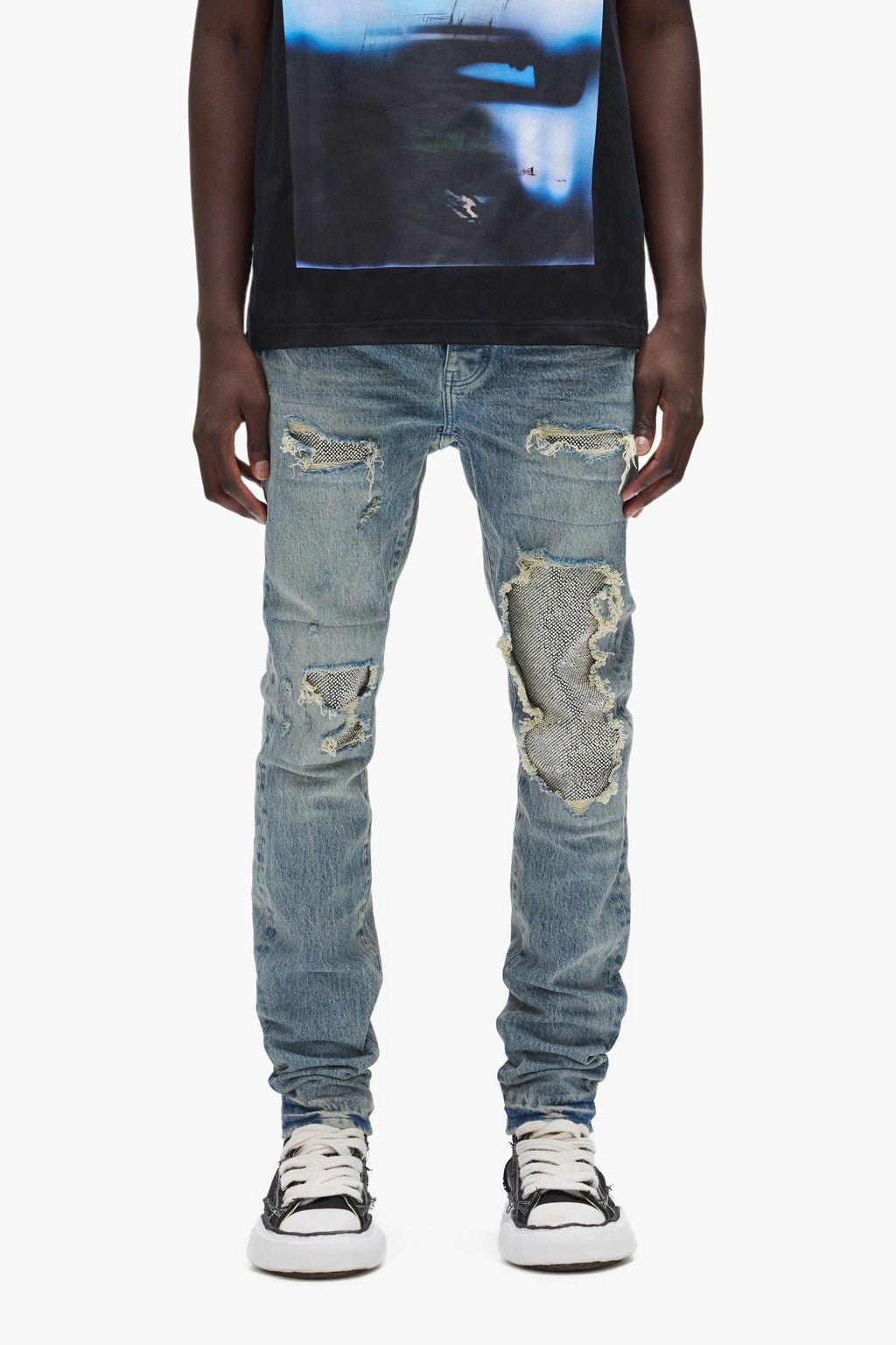 PURPLE BRAND-Men's Skinny Fit Jeans and Denim