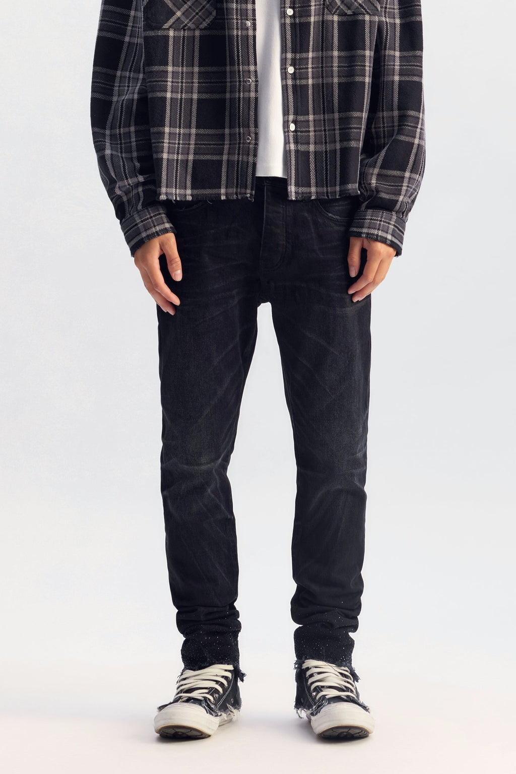 PURPLE BRAND-Men's Skinny Fit Jeans and Denim