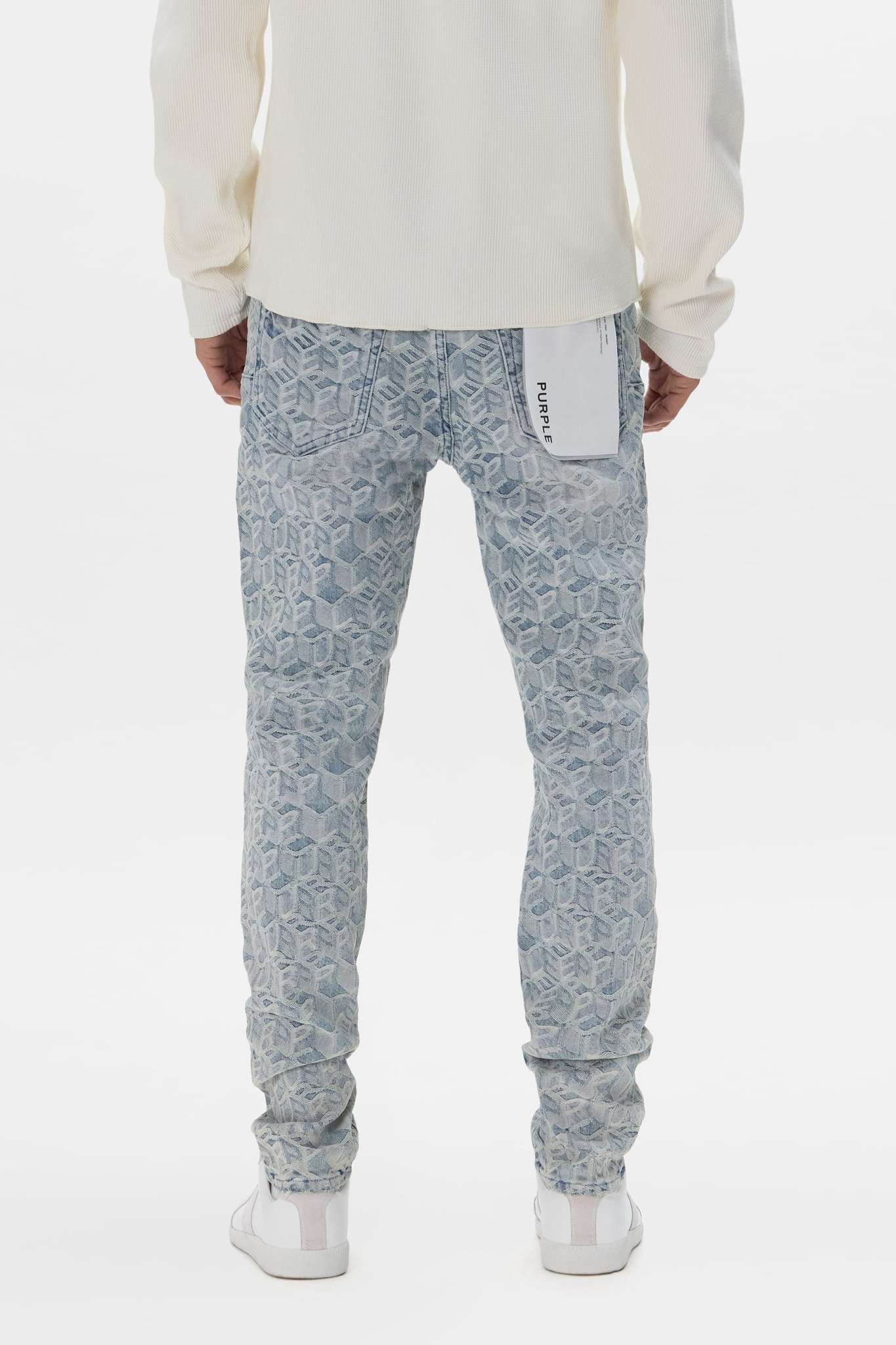 PURPLE BRAND P001 Monograma Jacquard Imagen secundaria del producto