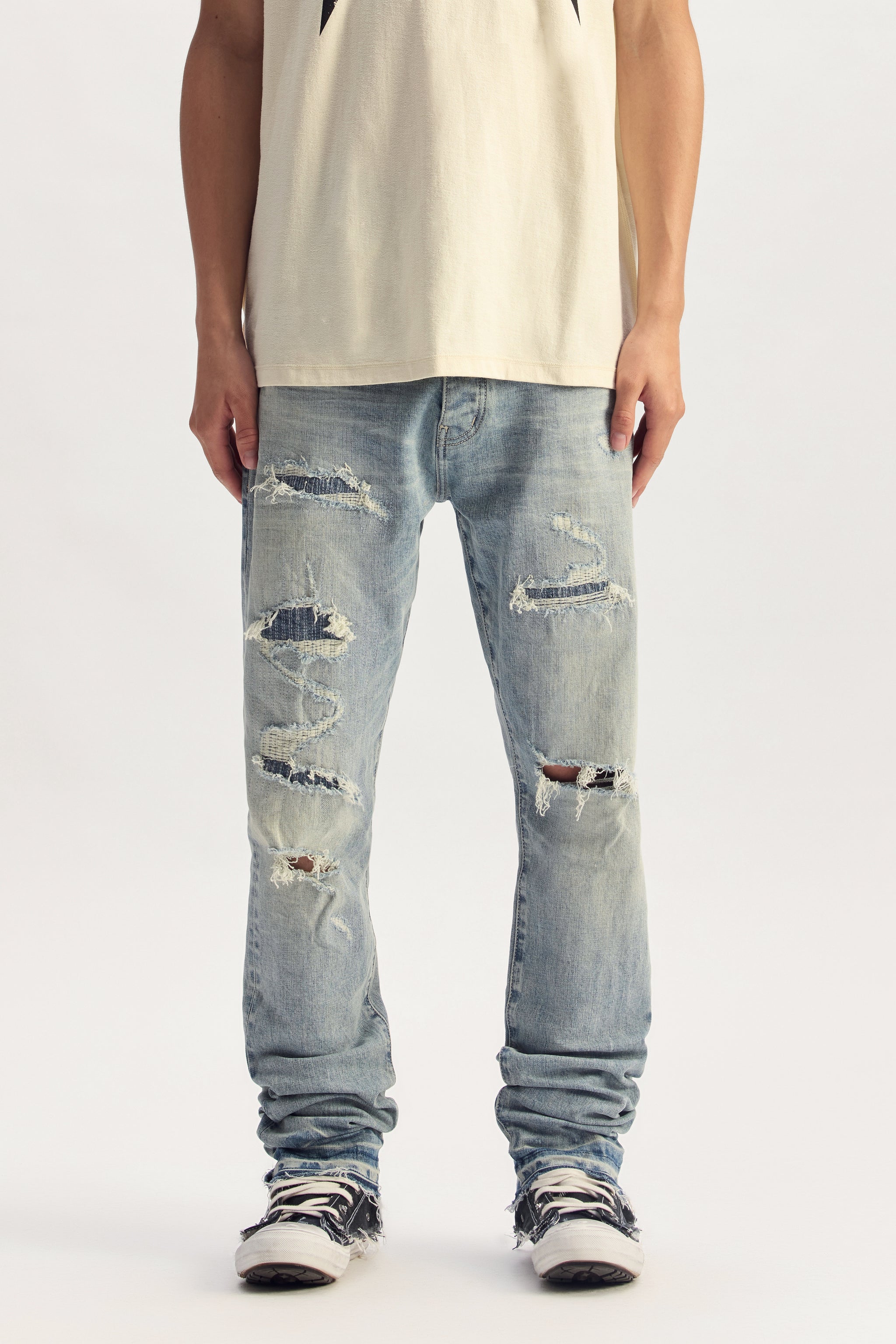 PURPLE BRAND-Men's Straight Leg Jeans and Denim Imagen principal del producto