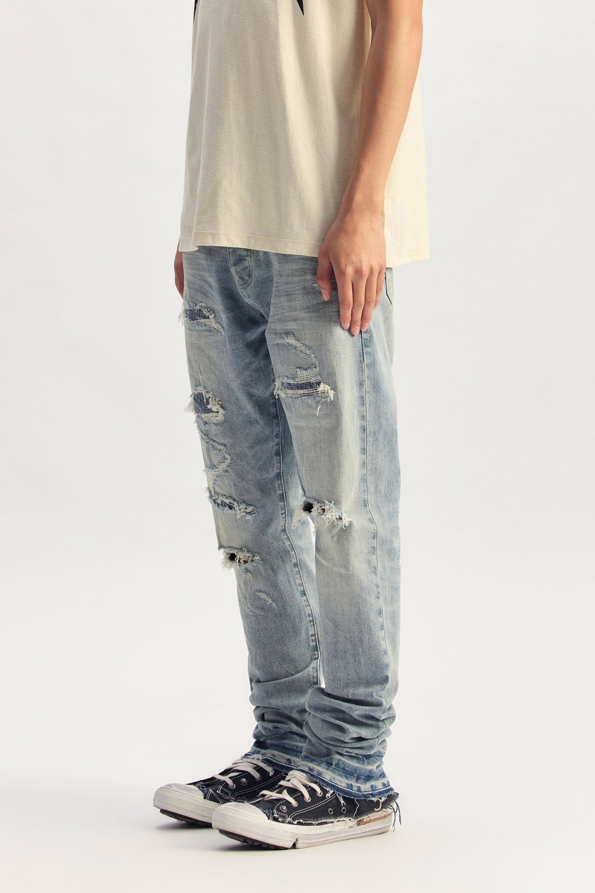 PURPLE BRAND-Men's Straight Leg Jeans and Denim