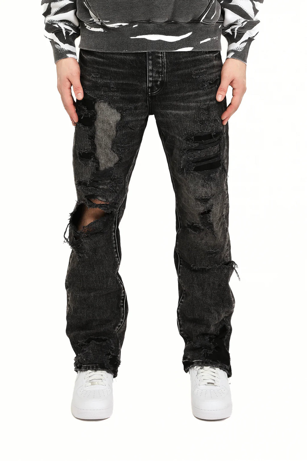 PURPLE BRAND-Men's Baggy Fit Jeans and Denim
