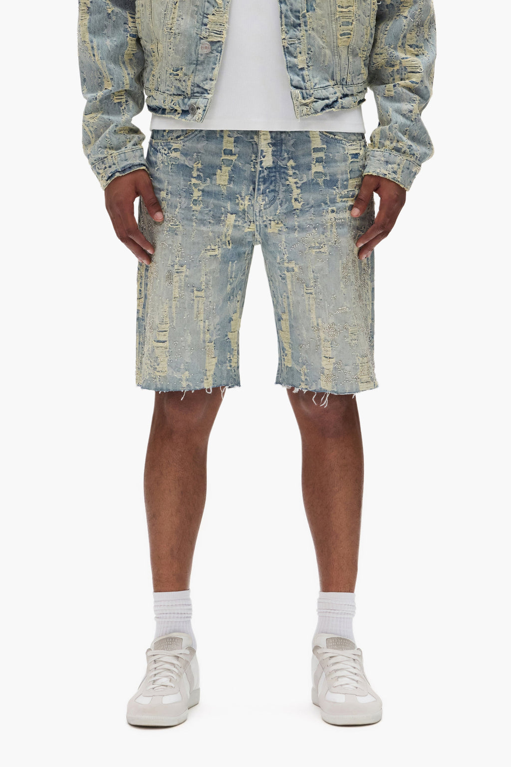 PURPLE BRAND-Men's Jean Shorts and Denim Shorts