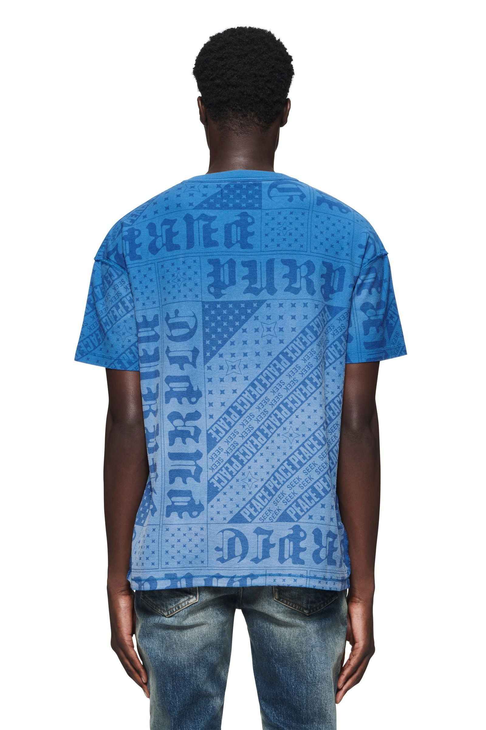 PURPLE BRAND P101 Flag Bandana Tee Secondary image