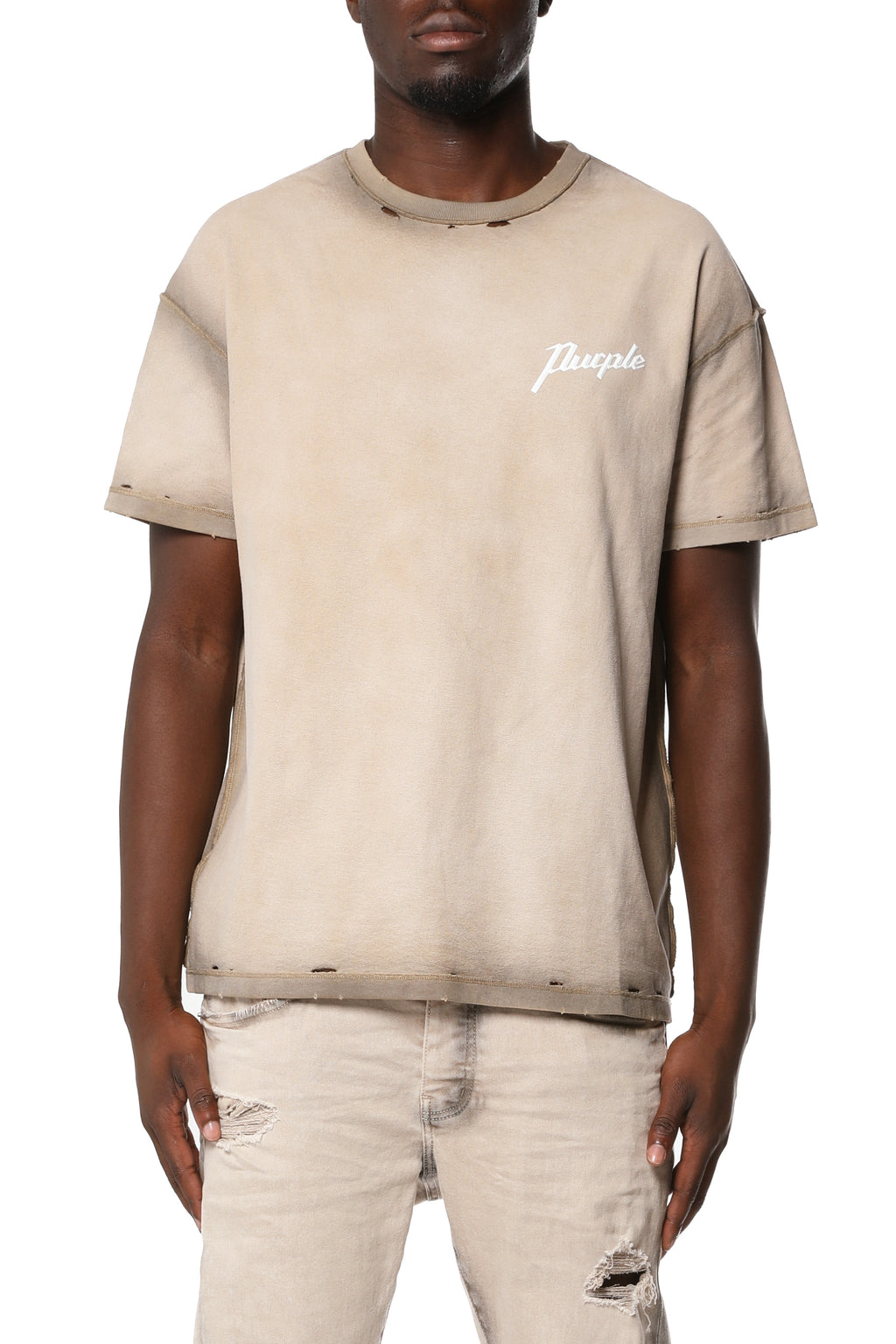 PURPLE BRAND-Men's Short-Sleeve T-Shirts and Tees