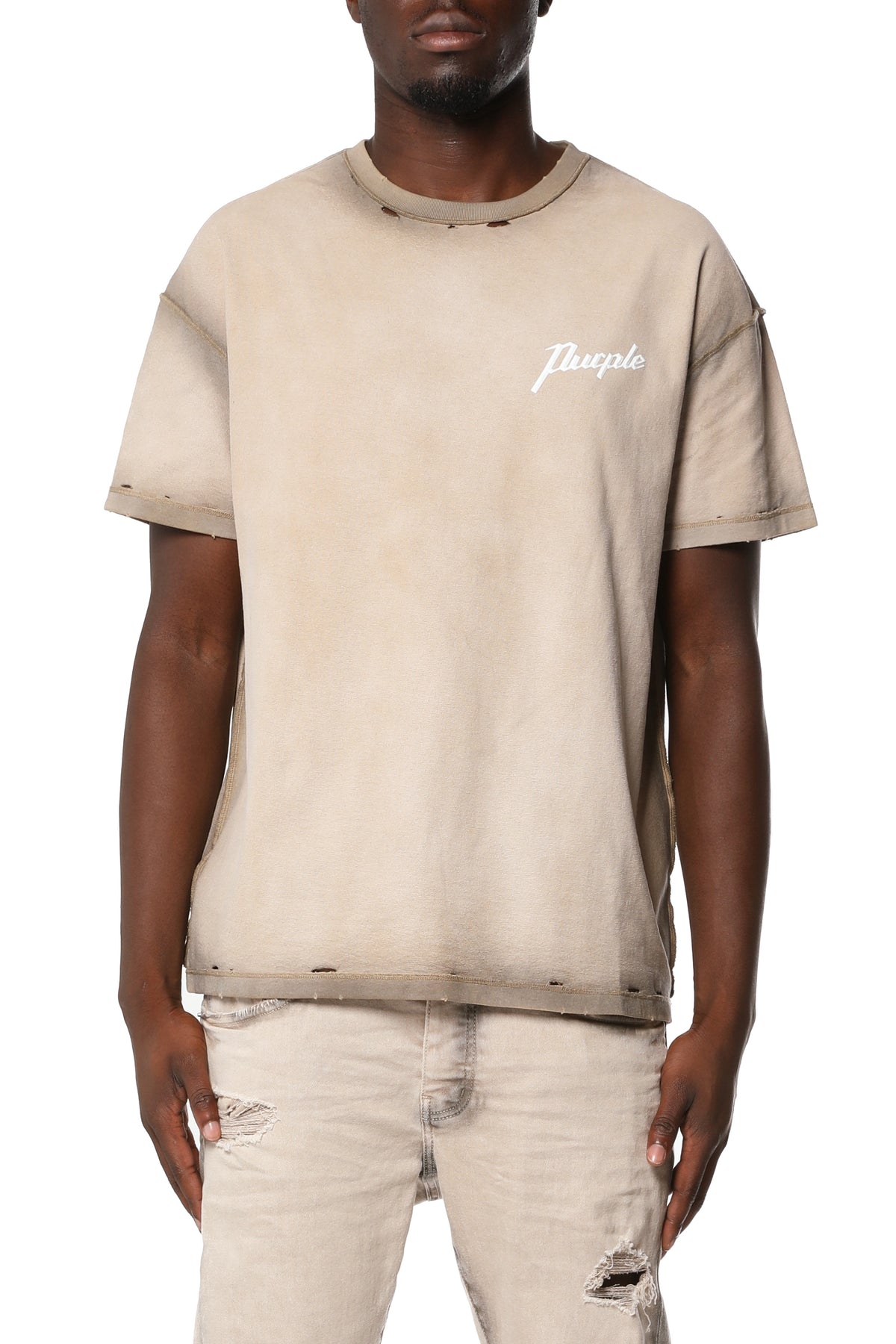 PURPLE BRAND-Men's Short-Sleeve T-Shirts and Tees