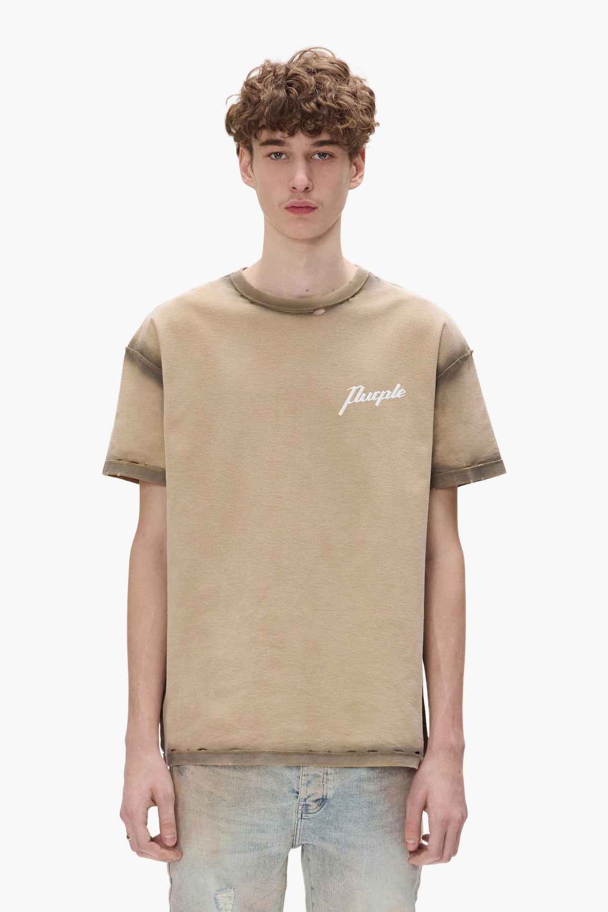PURPLE BRAND-Men's Short-Sleeve T-Shirts and Tees