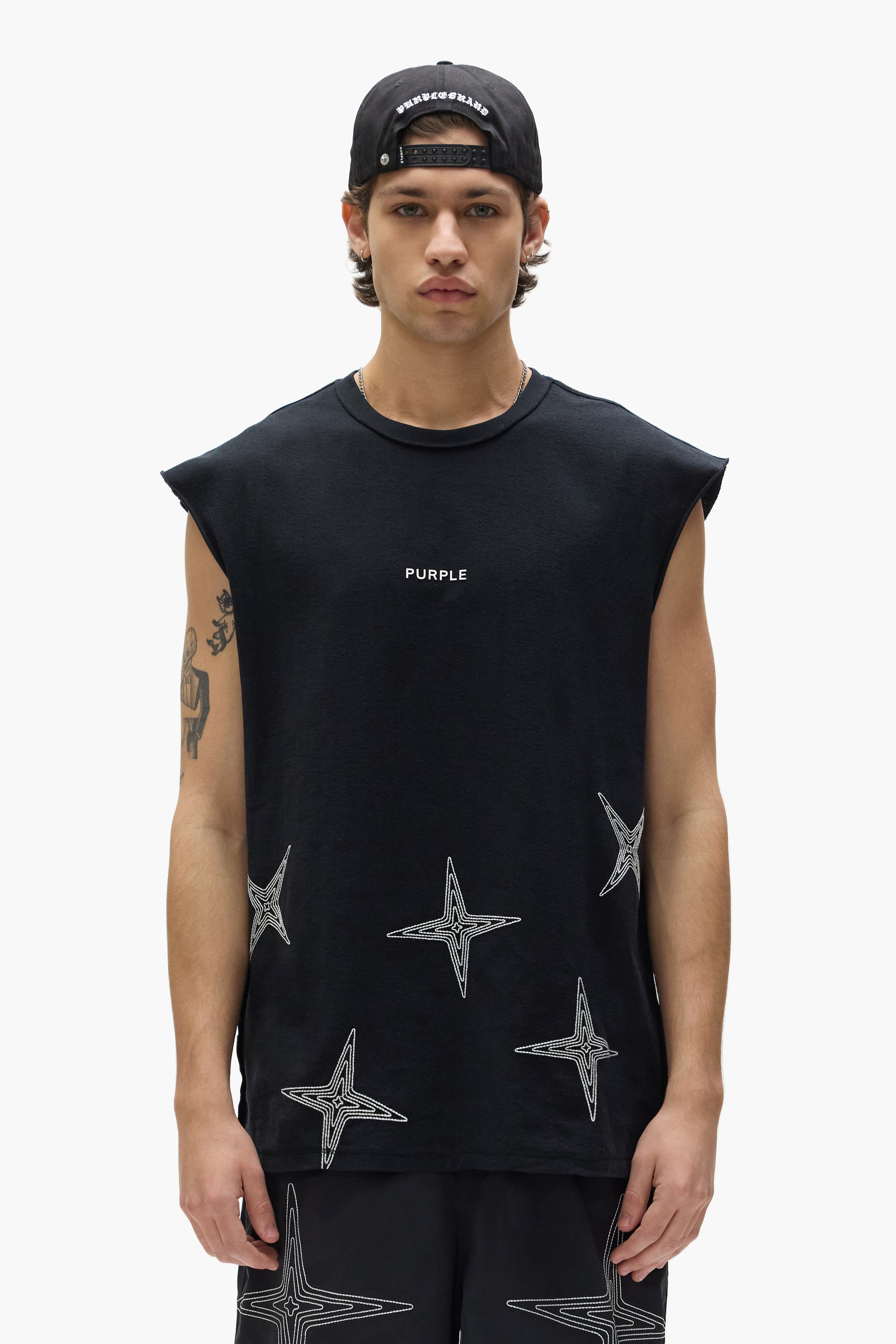 PURPLE BRAND-Men's Tank Tops and Sleeveless T-Shirts Imagen principal del producto