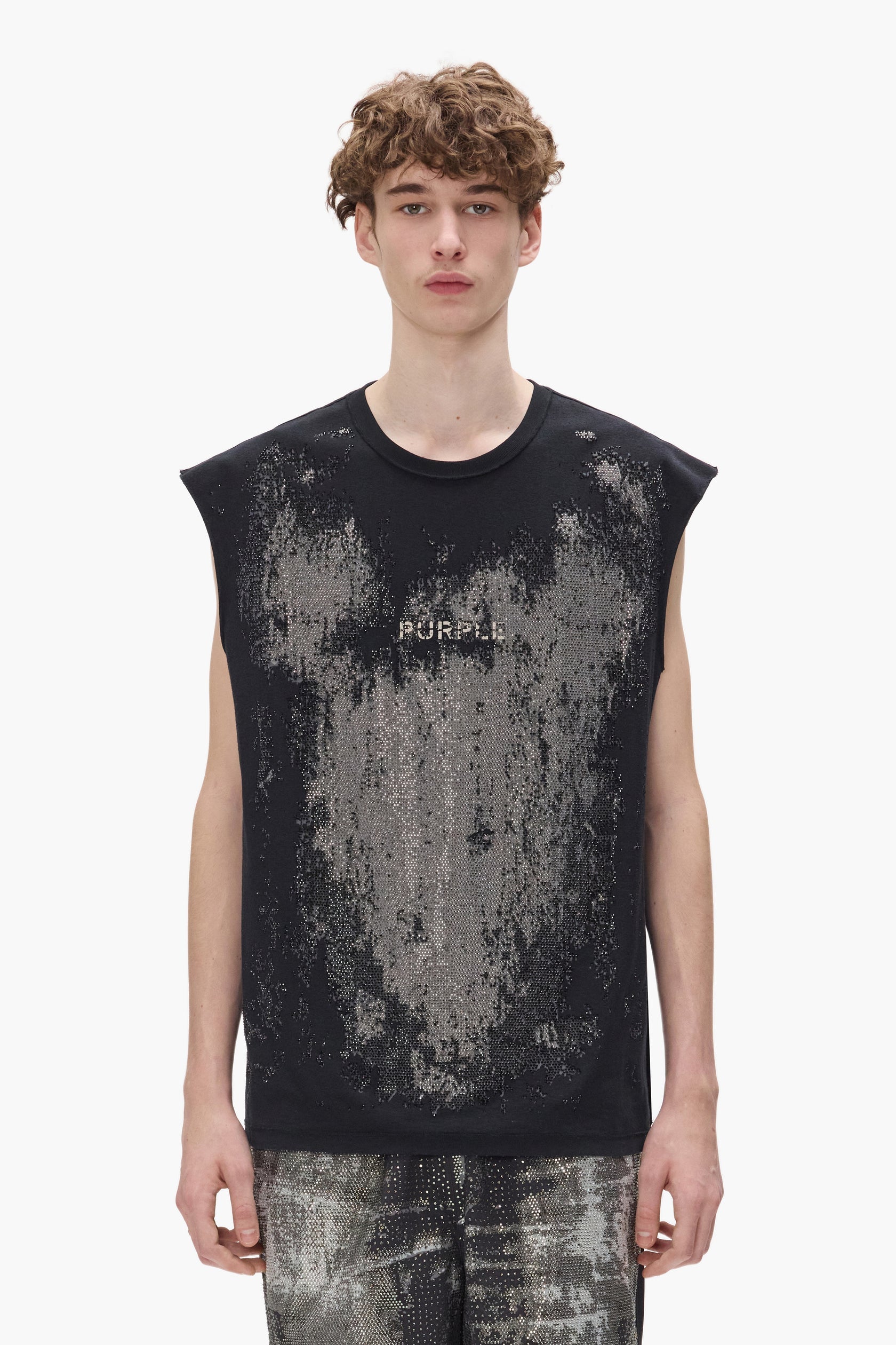 PURPLE BRAND-Men's Tank Tops and Sleeveless T-Shirts and Tees