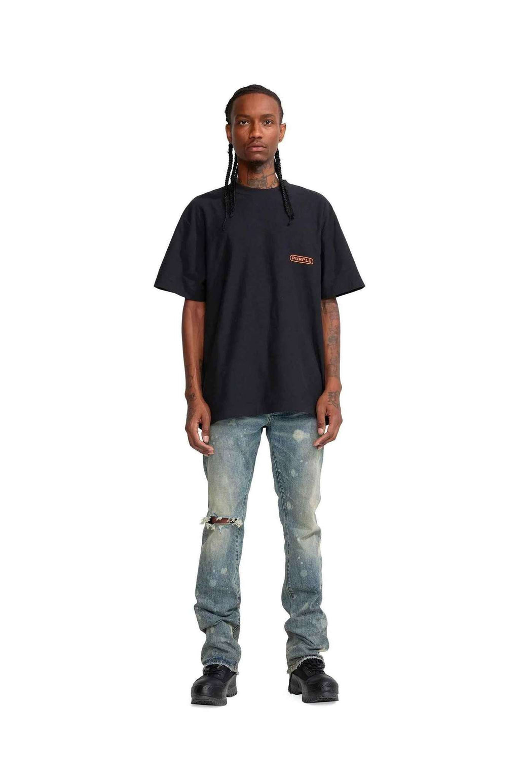 PURPLE BRAND-Men's Short-Sleeve T-Shirts and Tees