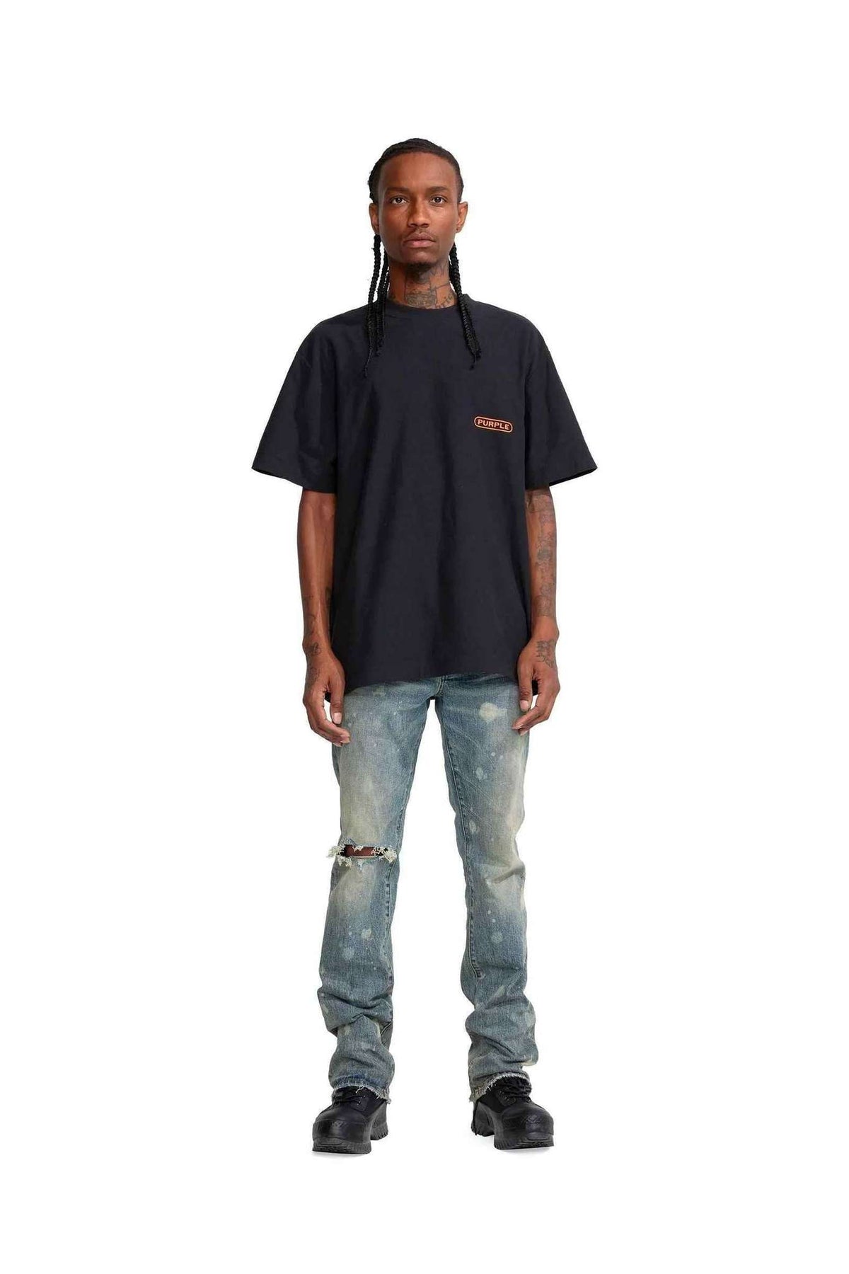 PURPLE BRAND-Men's Short-Sleeve T-Shirts and Tees