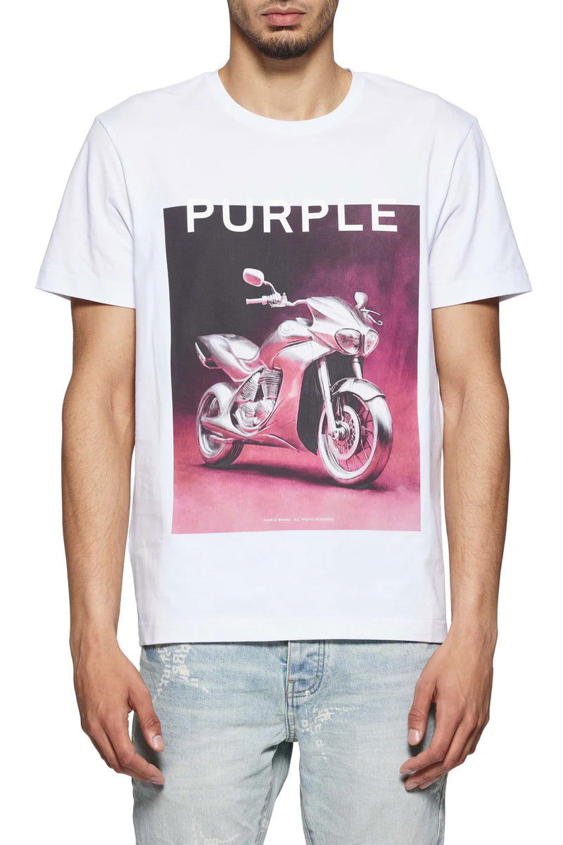 PURPLE BRAND-Men's Short-Sleeve T-Shirts and Tees Imagen principal del producto