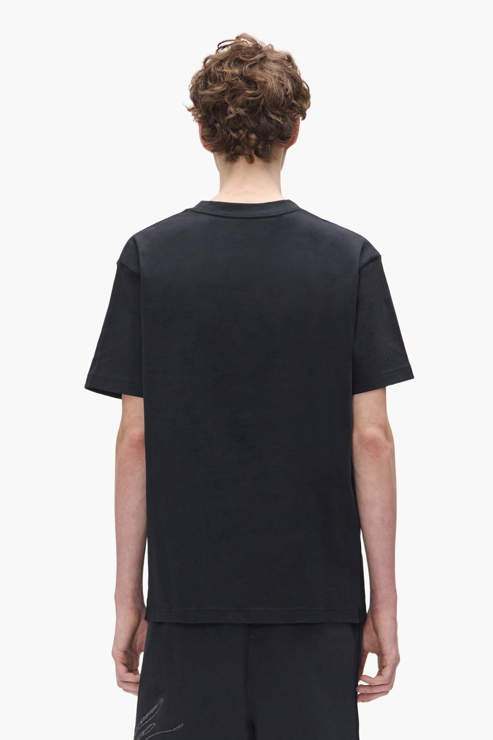 PURPLE BRAND P117 Crystal Slanted Script Tee Secondary image