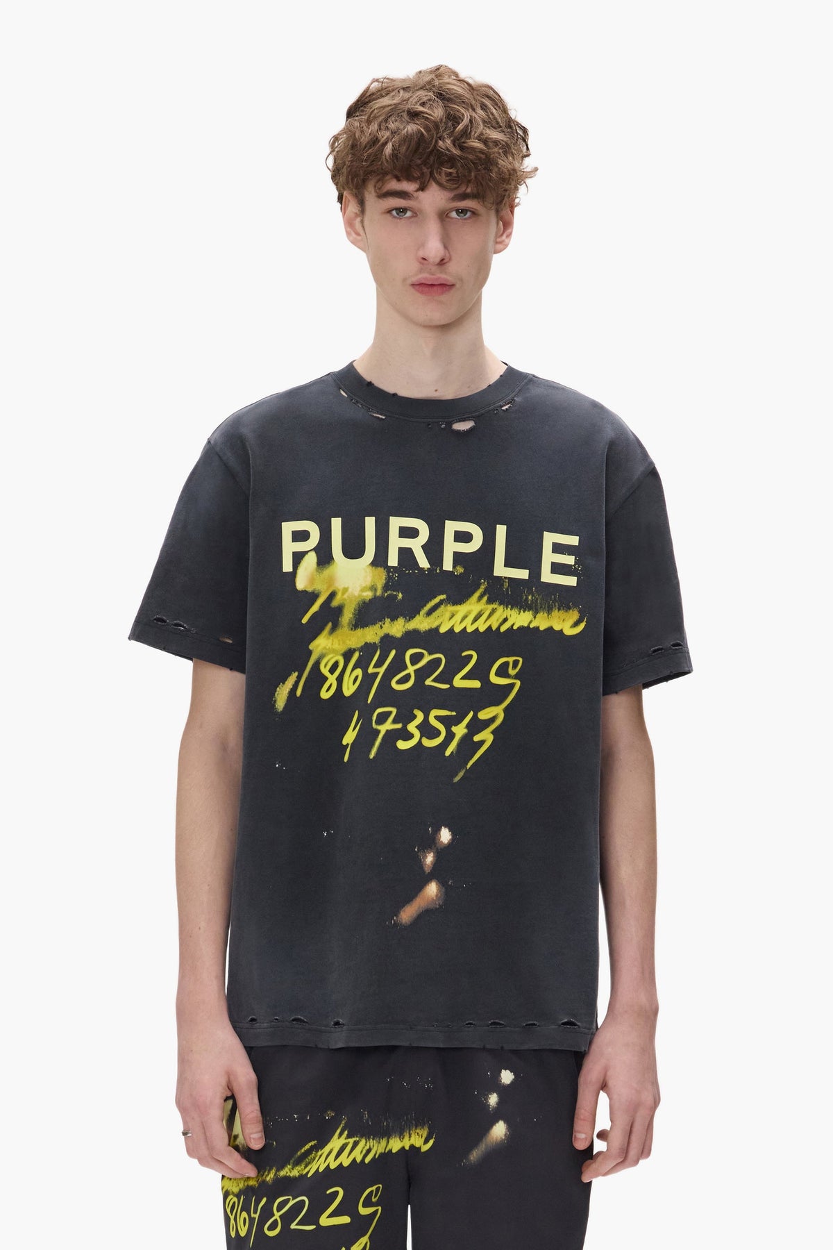 PURPLE BRAND-Men's Short-Sleeve T-Shirts and Tees