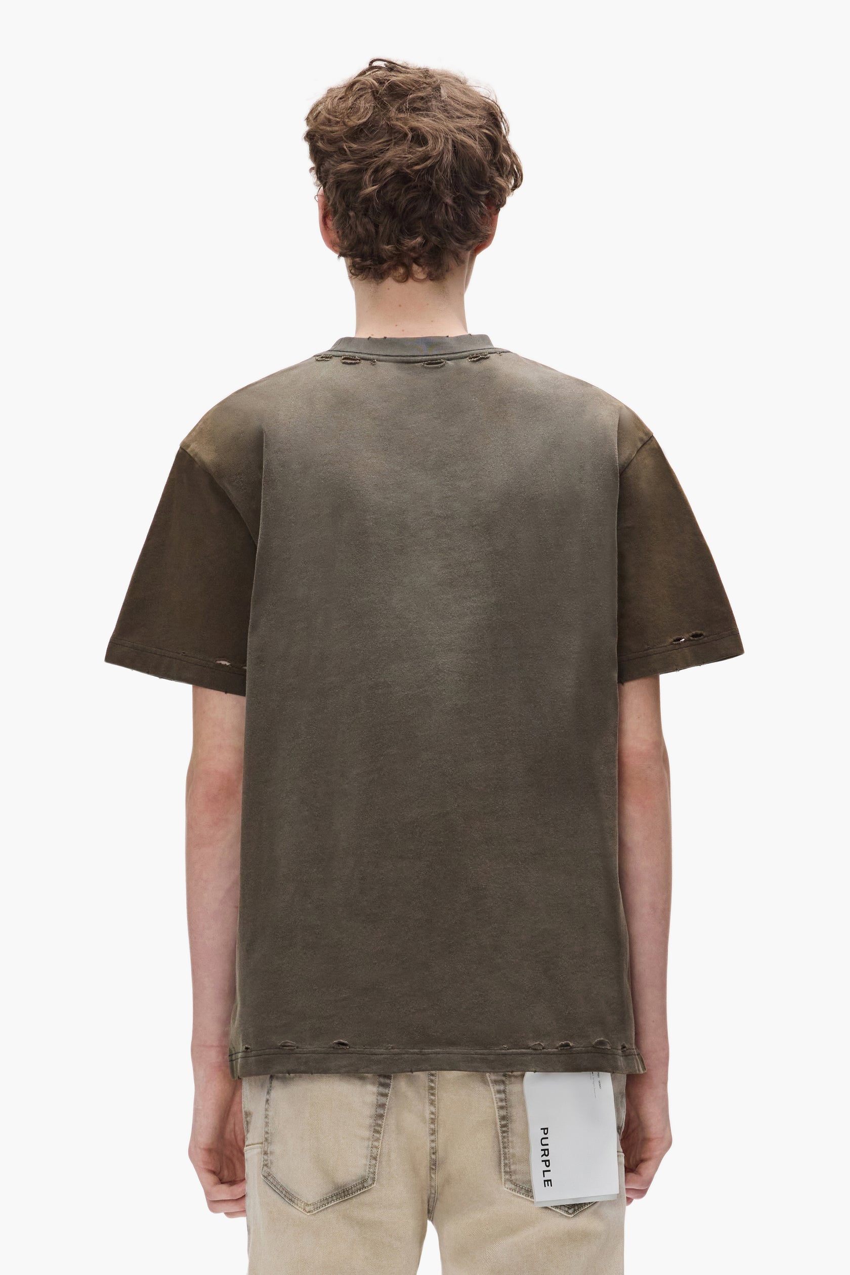 PURPLE BRAND P117 Slab Outline Tee Secondary image