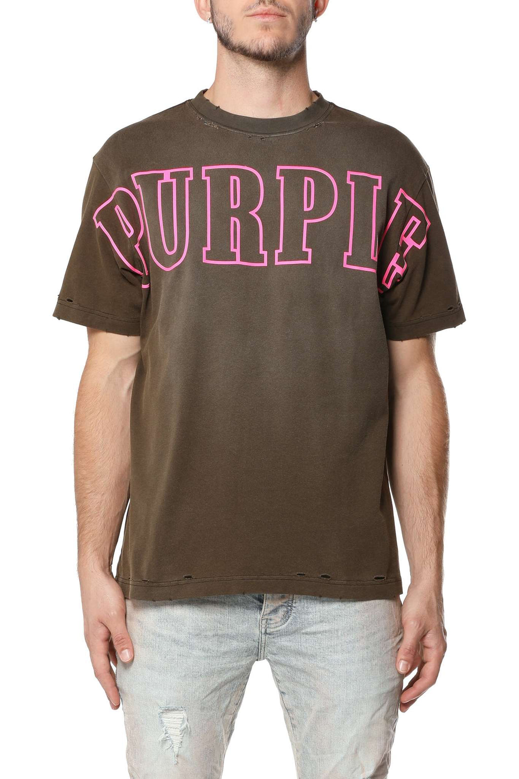 PURPLE BRAND-Men's Short-Sleeve T-Shirts and Tees