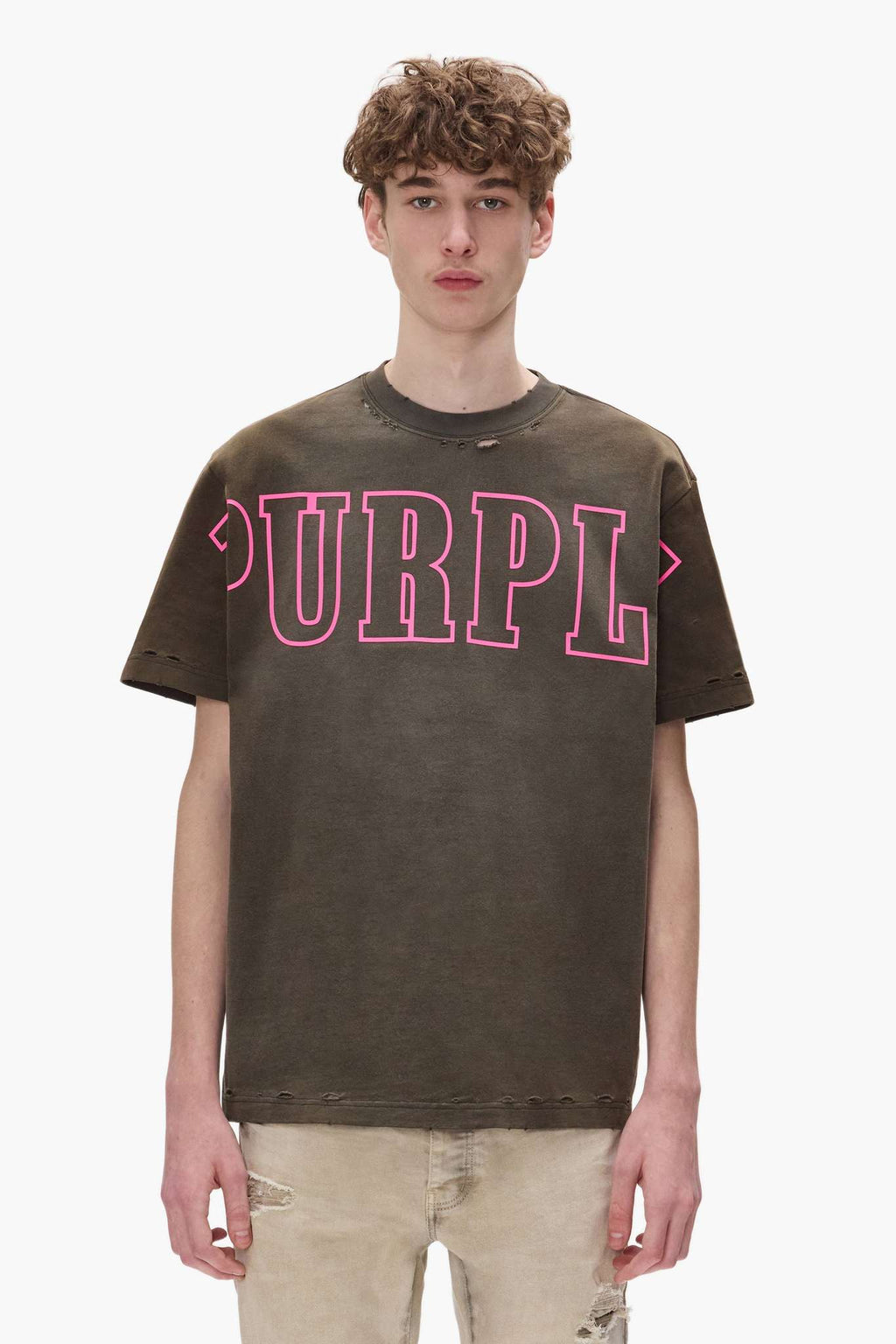 PURPLE BRAND-Men's Short-Sleeve T-Shirts and Tees