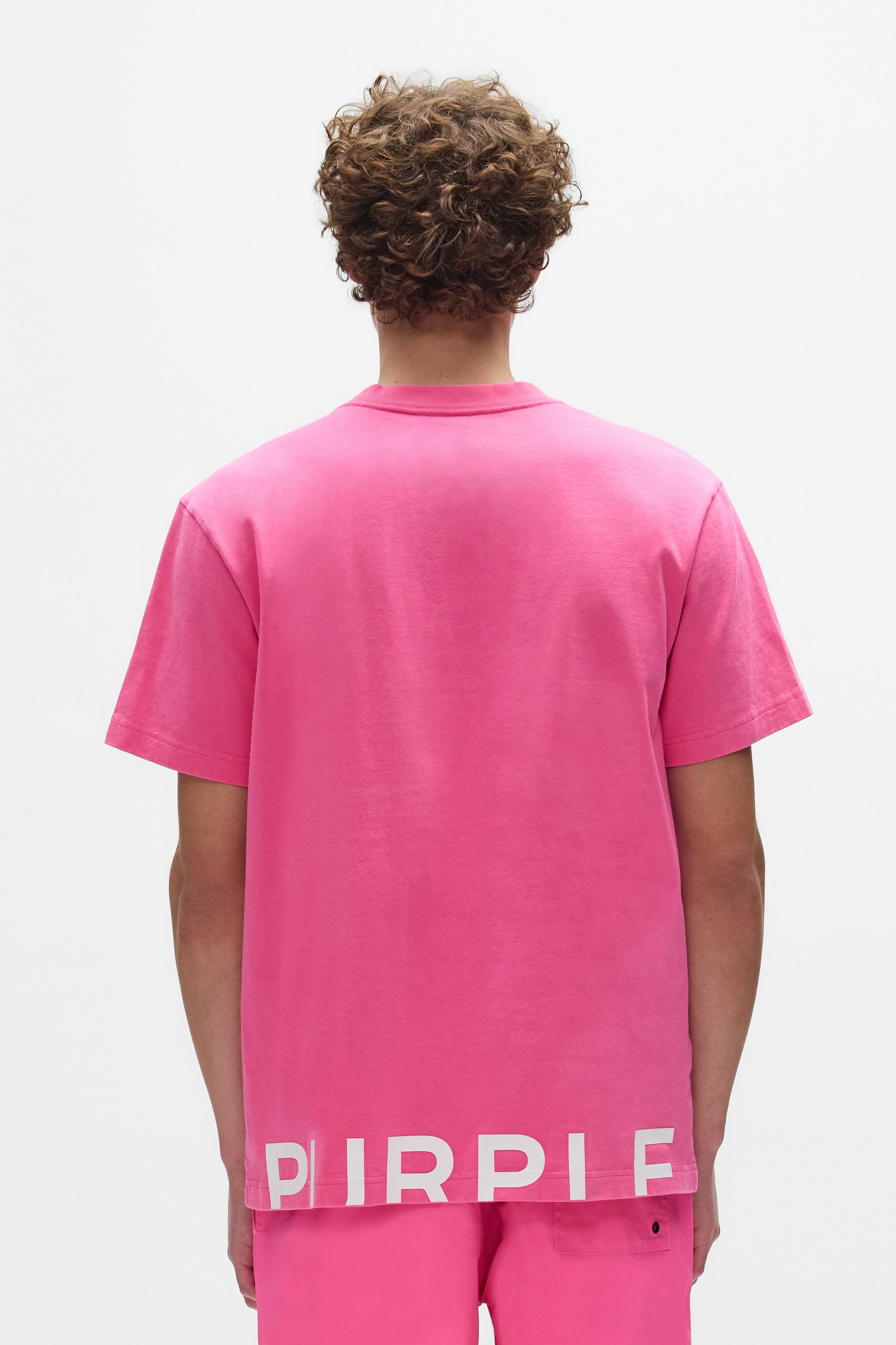 PURPLE BRAND P117 Wordmark Cut Tee Secondary image