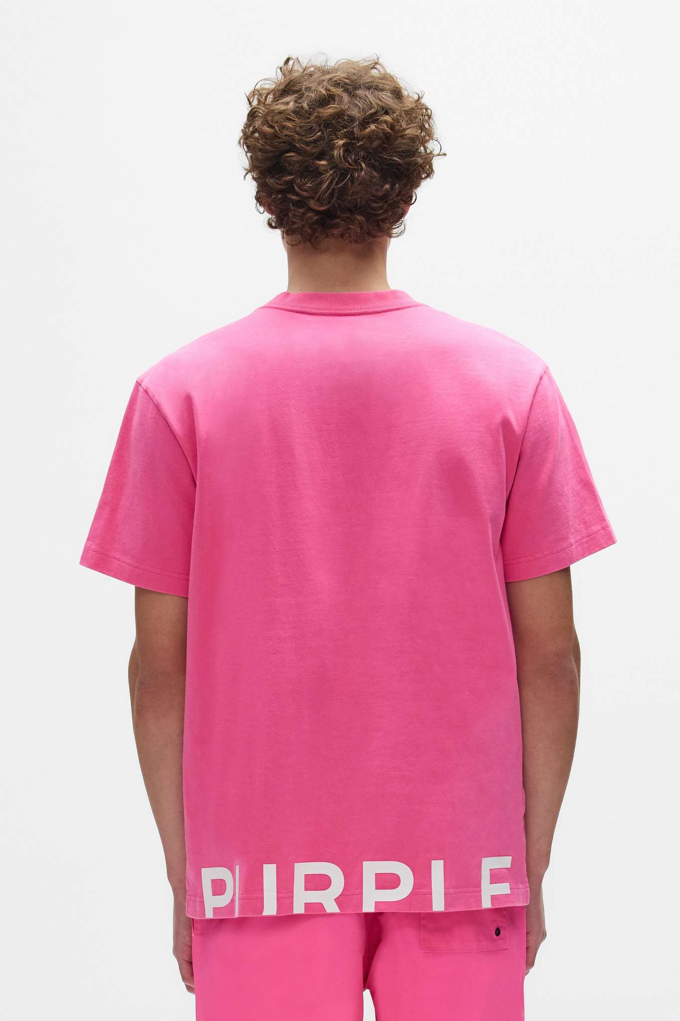 PURPLE BRAND P117 Wordmark Cut Tee Secondary image