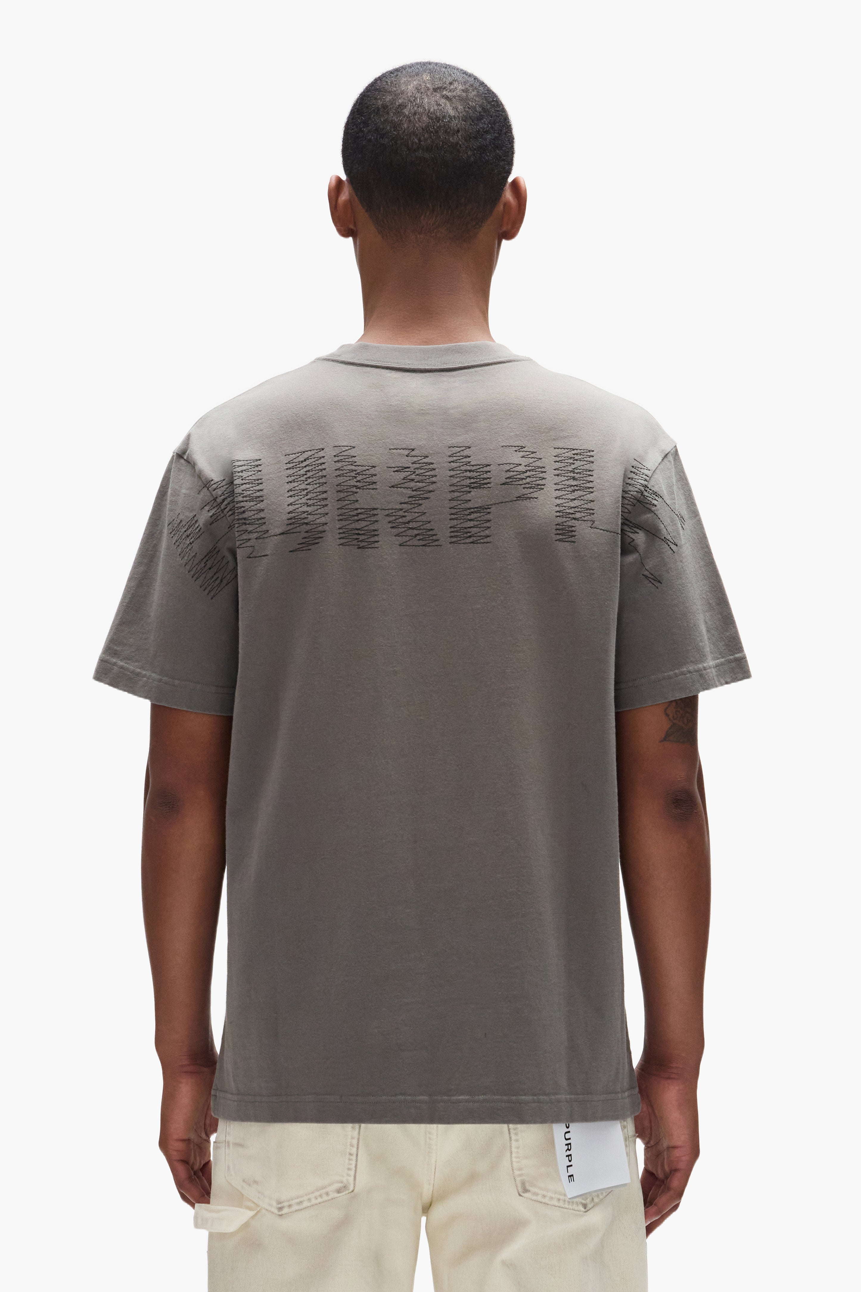 PURPLE BRAND P117 Zig Zag Tee Secondary image
