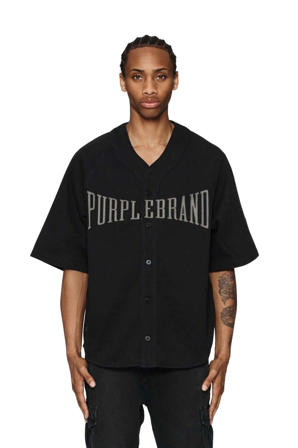 PURPLE BRAND-Men's Short-Sleeve T-Shirts and Tees