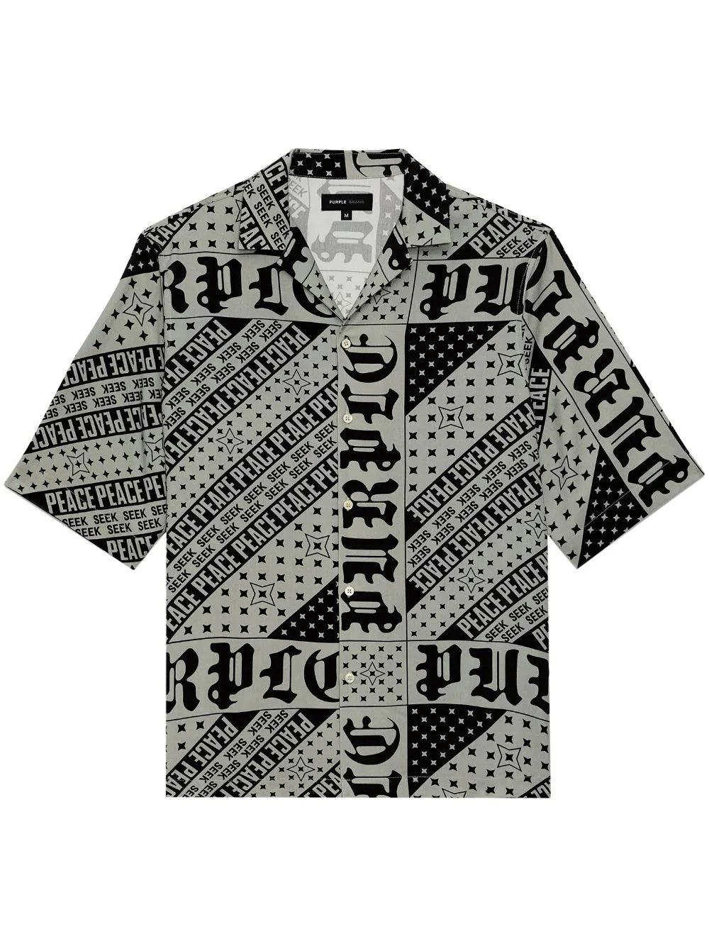 PURPLE BRAND-Men's Button-Up and Polo Shirts