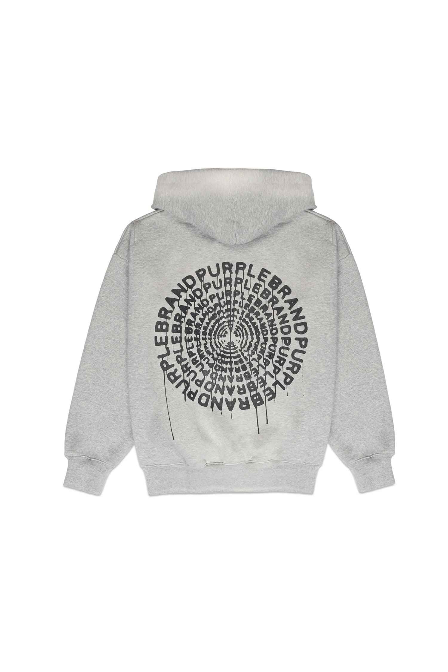 Sudadera con capucha P401 Concentric de PURPLE BRAND  Imagen secundaria del producto